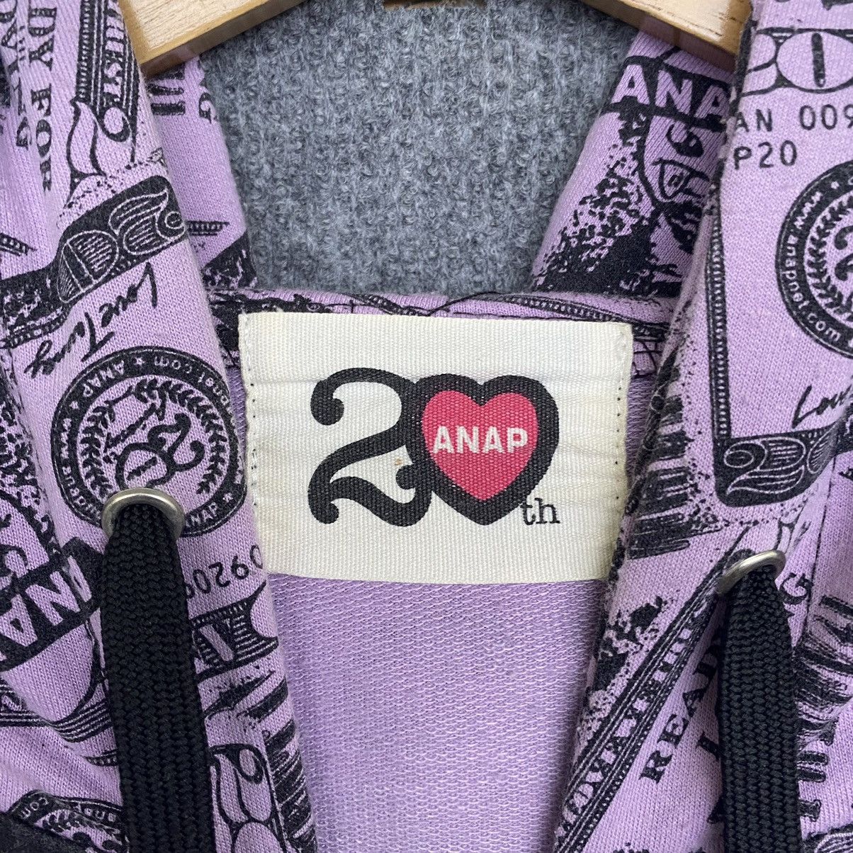 Japanese Brand × Vintage Vintage ANAP Fullprint Dolar 20th Anniversary Hoodie Size US L / EU 52-54 / 3 - 3 Thumbnail