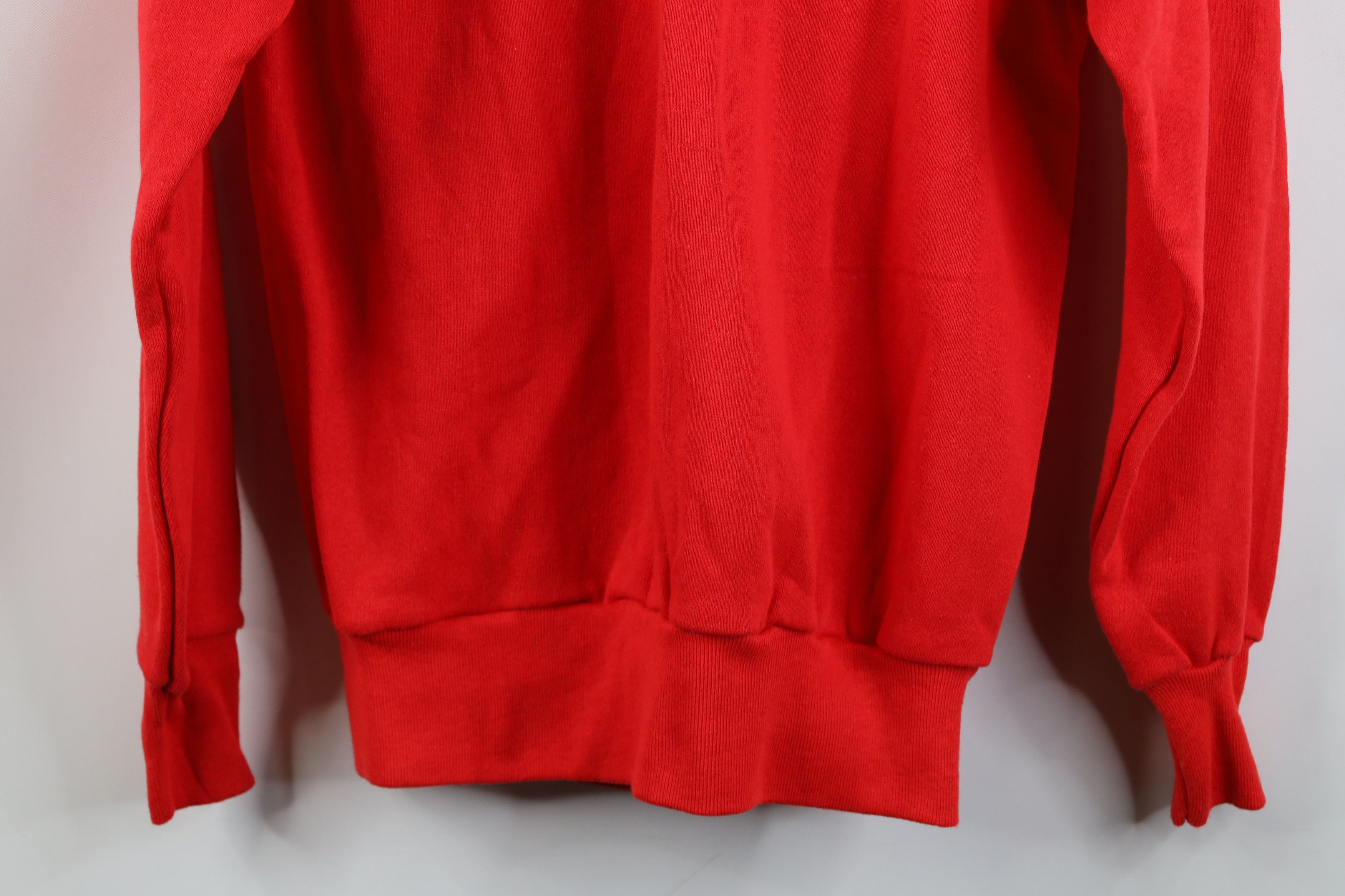 Vintage Deadstock Vintage 60s 70s Raglan Crewneck Sweatshirt Red USA Size M / US 6-8 / IT 42-44 - 10 Thumbnail