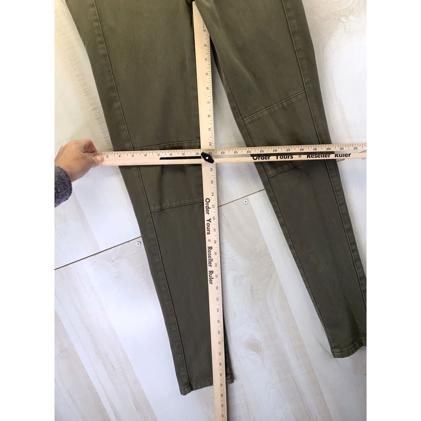 J.Crew J.CREW Womens Weathered Green Stretch Skinny Denim Jeans Sz 28-5886 Size 28" / US 6 / IT 42 - 4 Thumbnail