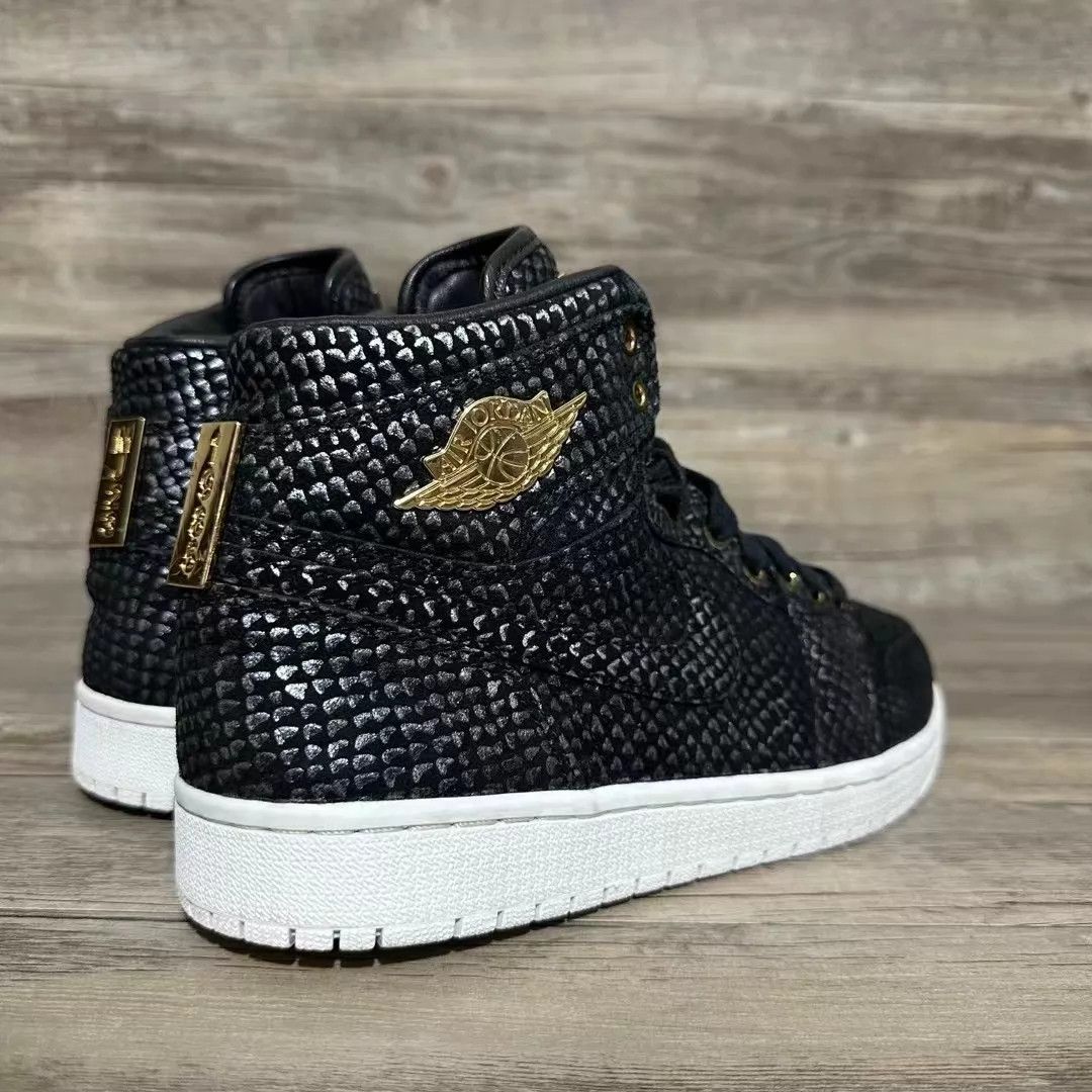 Nike Air Jordan 1 Pinnacle Black & Gold 43 Size US 10 / EU 43 - 3 Thumbnail