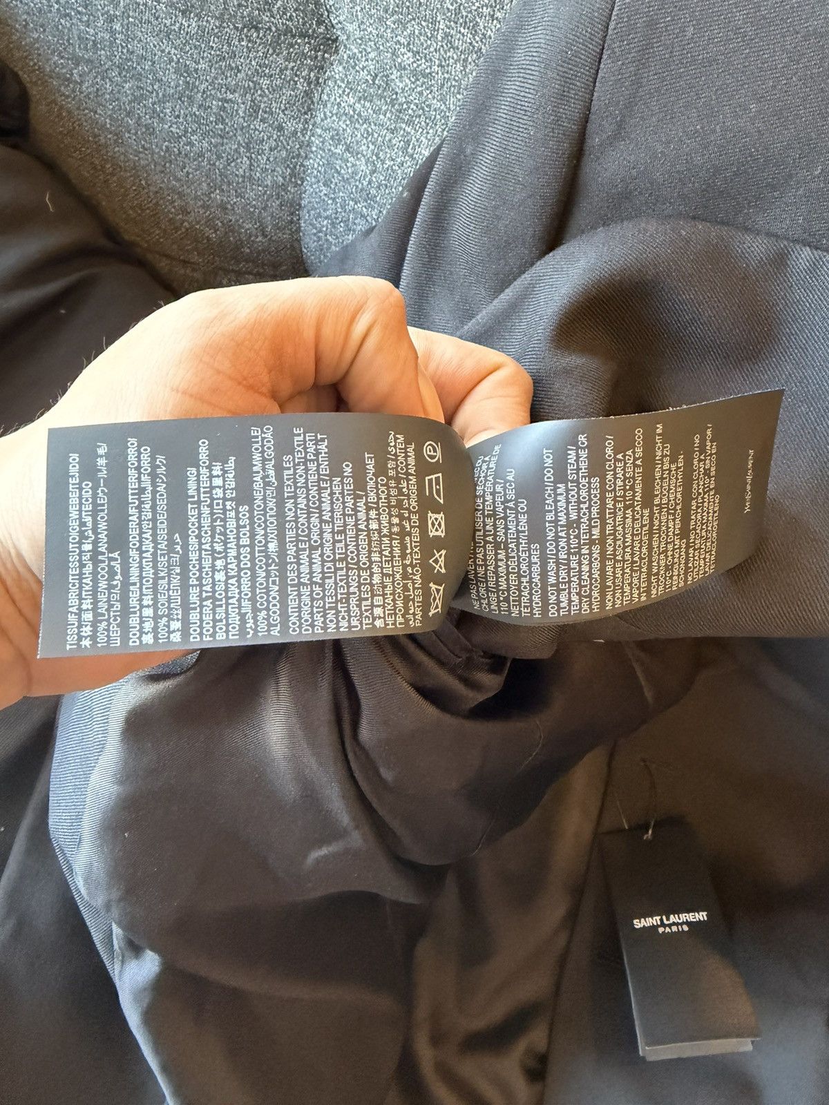 Saint Laurent Paris Saint Laurent Blazer Size 50R - 7 Thumbnail