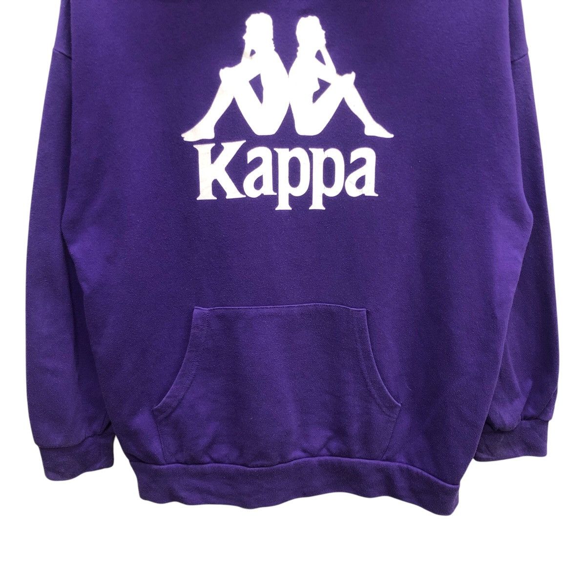 Kappa Vintage kappa hoodie very big logo extremely rare Size US L / EU 52-54 / 3 - 3 Thumbnail