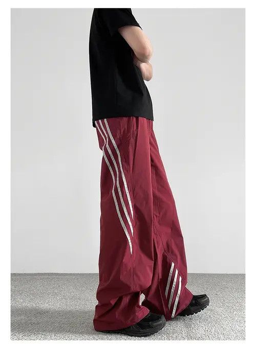 Japanese Brand Akahori x Matsu Baggy Striped Sweatpants Size US 28 / EU 44 - 7 Thumbnail