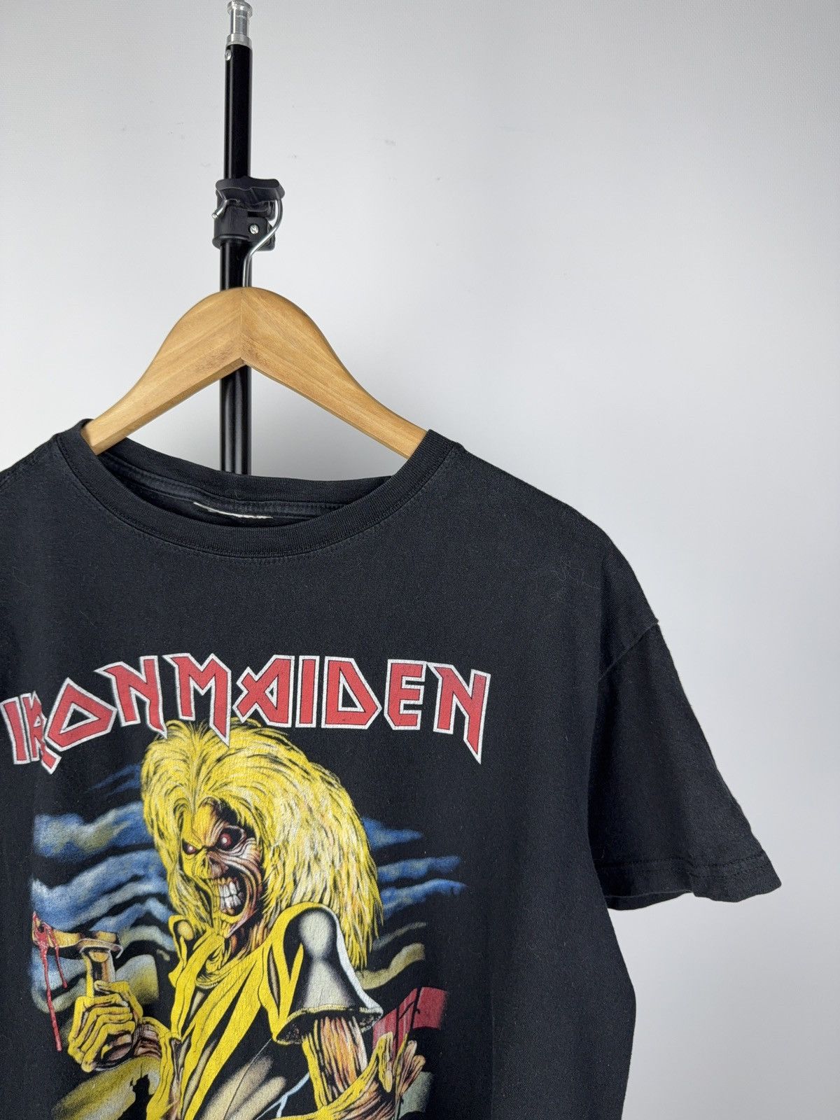 Band Tees × Iron Maiden × Vintage Vintage 00s Iron Maiden Rock Band Tee Shirt Size US M / EU 48-50 / 2 - 2 Thumbnail