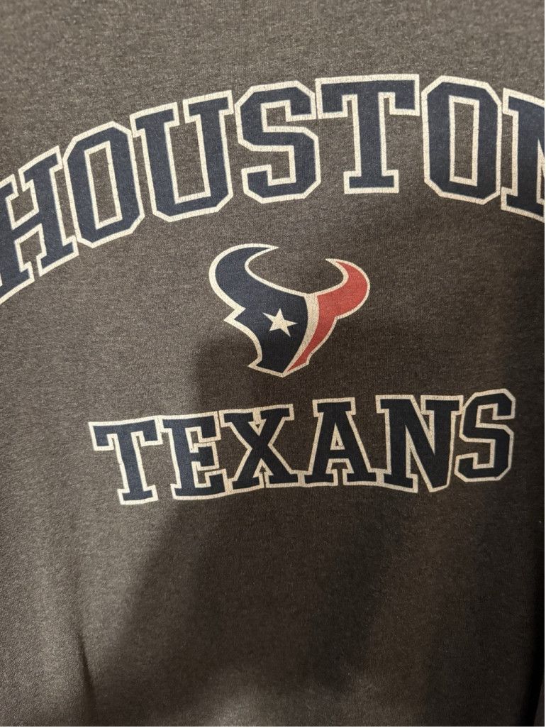 The Unbranded Brand Houston Texans Tee Shirt Gray Size Men's Size L Size US L / EU 52-54 / 3 - 4 Thumbnail