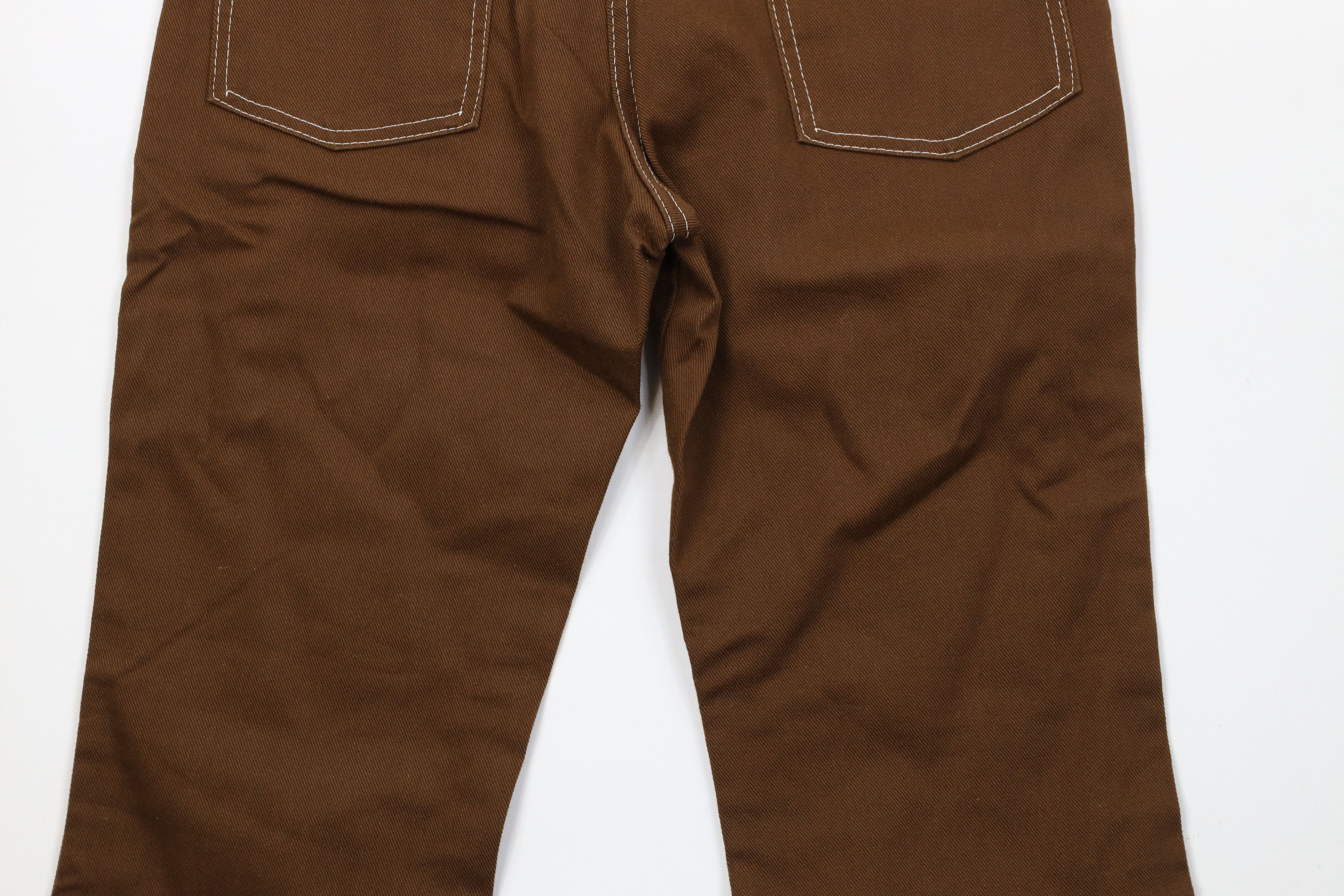 Vintage Vintage 70s Streetwear Wide Leg Denim Jeans Brown USA Size US 30 / EU 46 - 10 Thumbnail