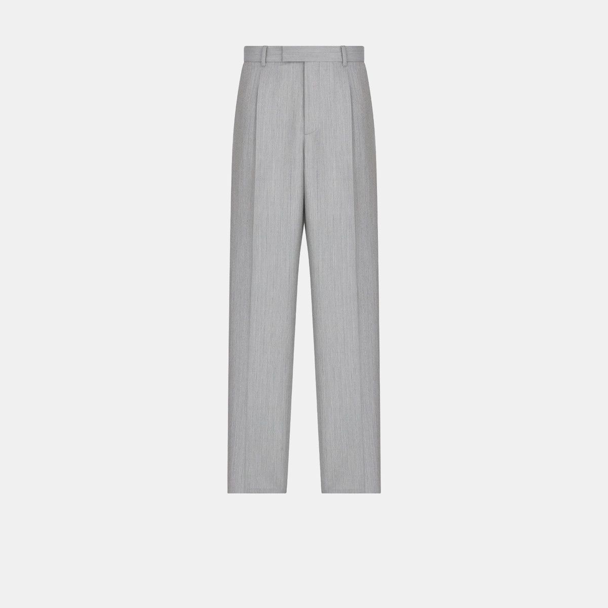 Dior o1bcso1str0226 Tailored Loose-Fit Pants in Grey Size US 34 / EU 50 - 1 Thumbnail