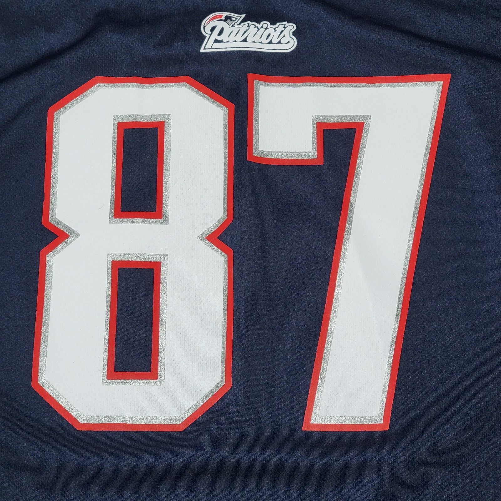 NFL NFL New England Patriots Jersey #87 Gronkowski -Adult Med Size M / US 6-8 / IT 42-44 - 5 Thumbnail