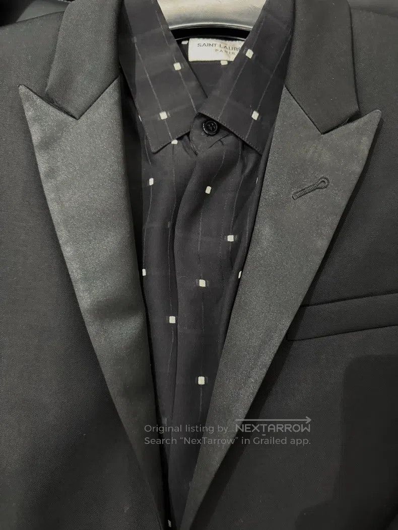 Saint Laurent Paris Saint Laurent Paris Poster Style Mulberry Silk Shirt Size S / US 4 / IT 40 - 7 Thumbnail