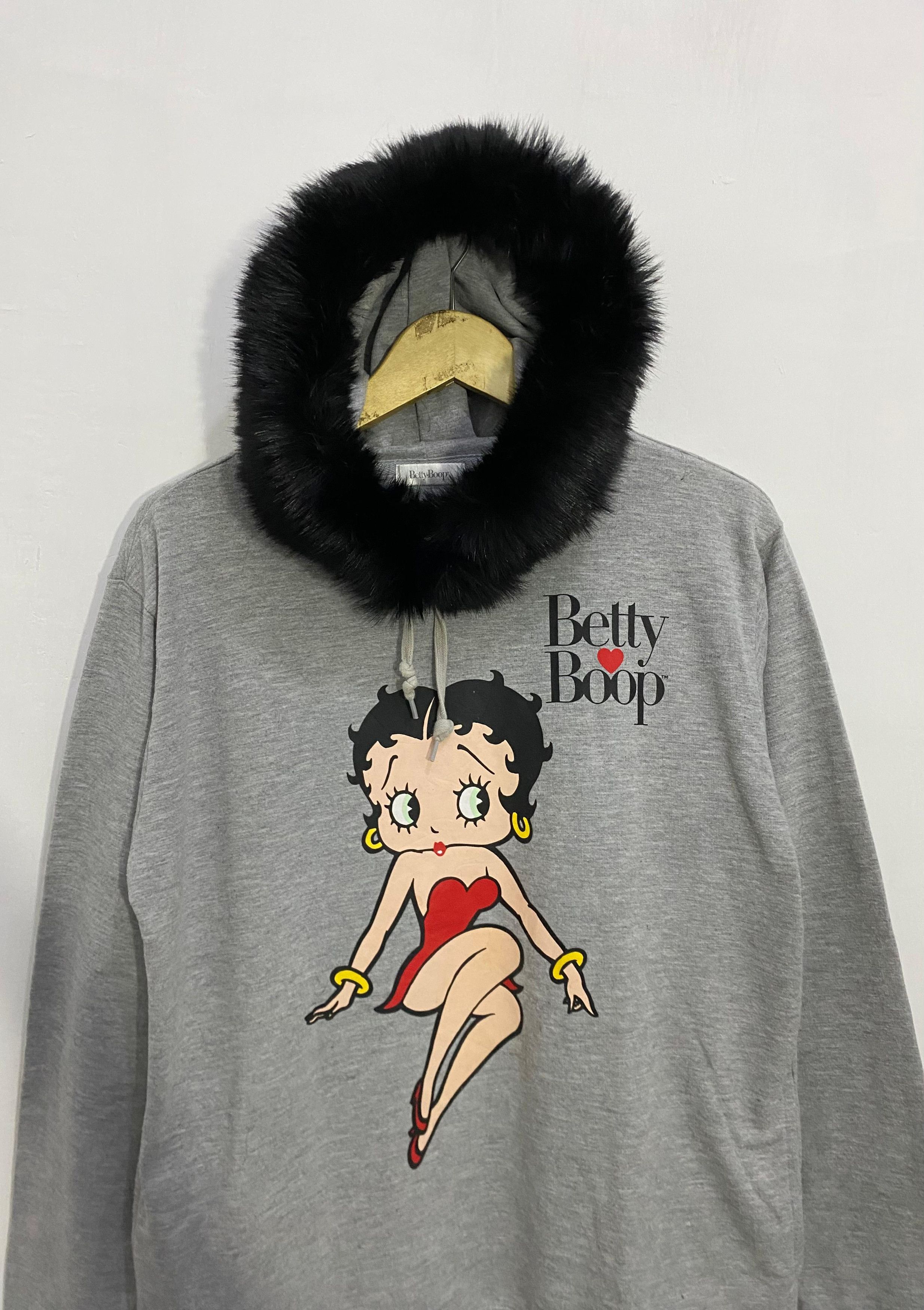 Japanese Brand Betty Boop Fur Hoodie LGB Style Size US L / EU 52-54 / 3 - 3 Thumbnail