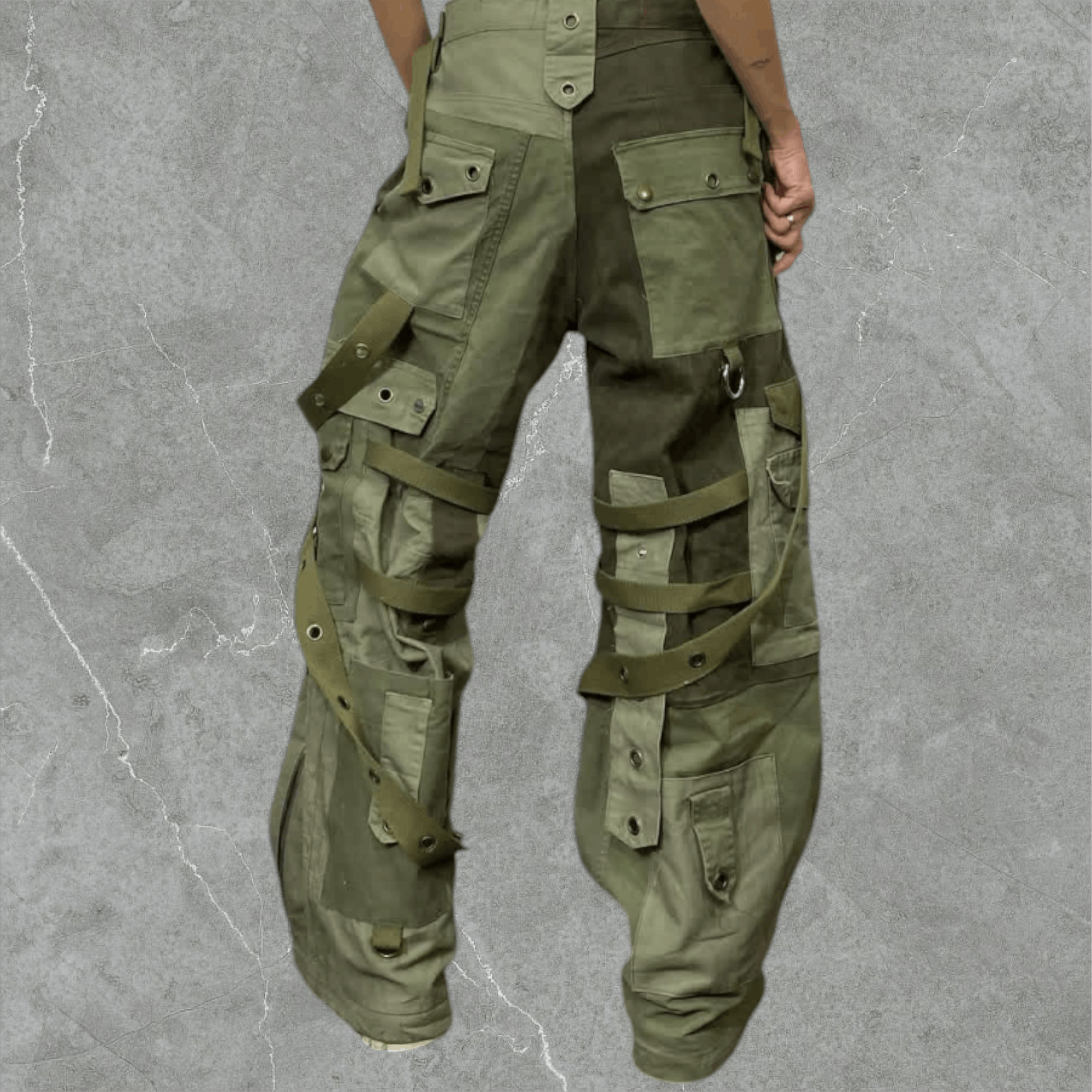 Other 1of1 upcycle Military canvas pants Size 29" - 4 Thumbnail