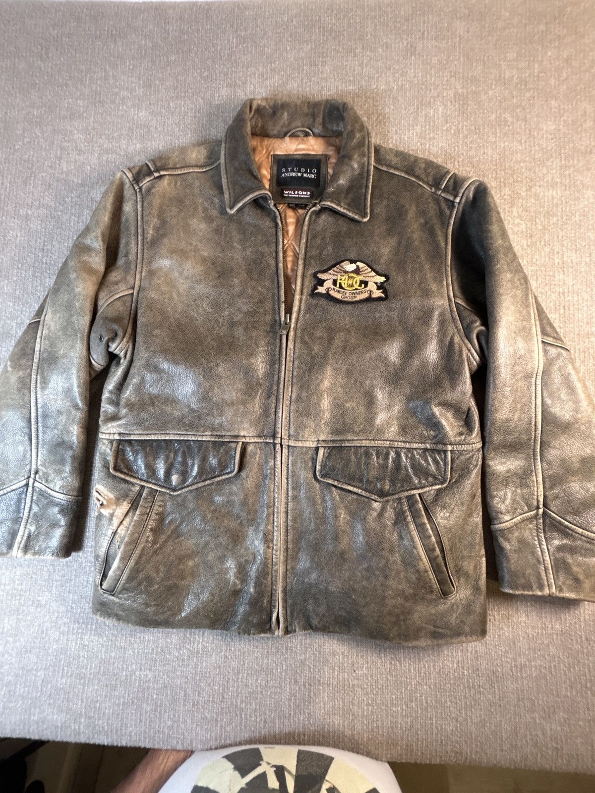 Andrew Marc Vintage Studio Andrew Marc x Wilsons Leather Jacket – Harley Size US L / EU 52-54 / 3 - 1 Thumbnail