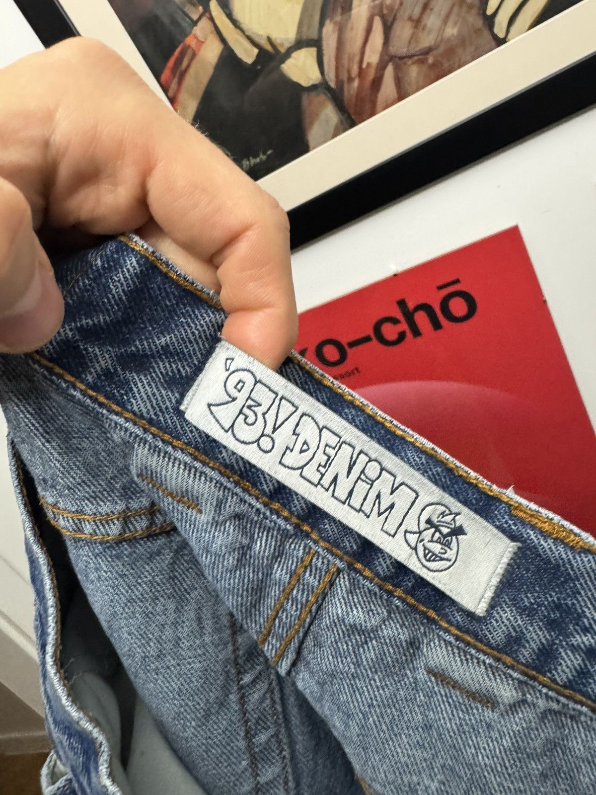 Polar Skate Co. Polar 93 Blue Jeans Skate Denim Regular Baggy Rare Sk8 Size US 34 / EU 50 - 3 Thumbnail