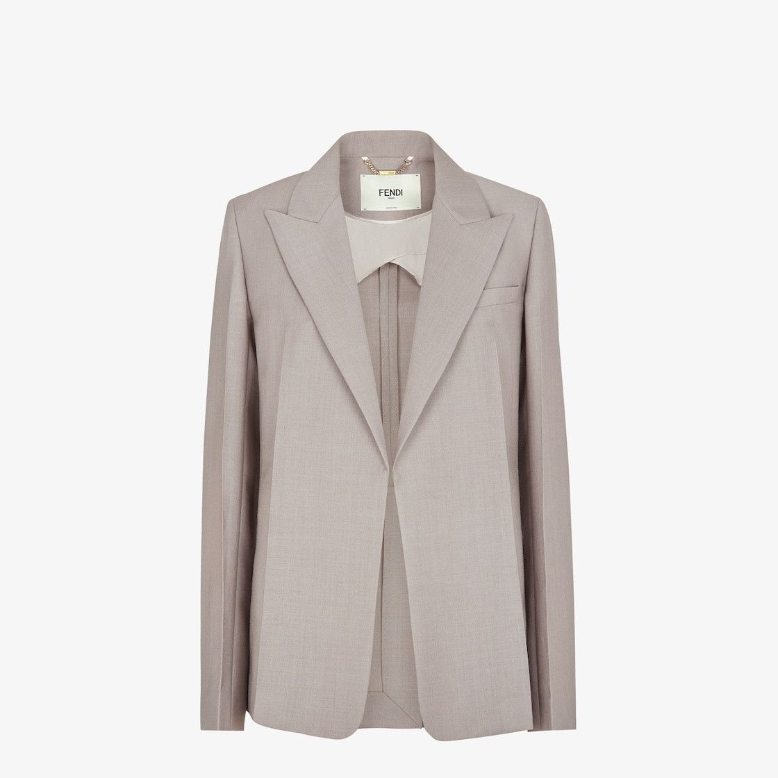 Fendi o1s1wg110326 Jacket in Grey Size L / US 10 / IT 46 - 1 Thumbnail