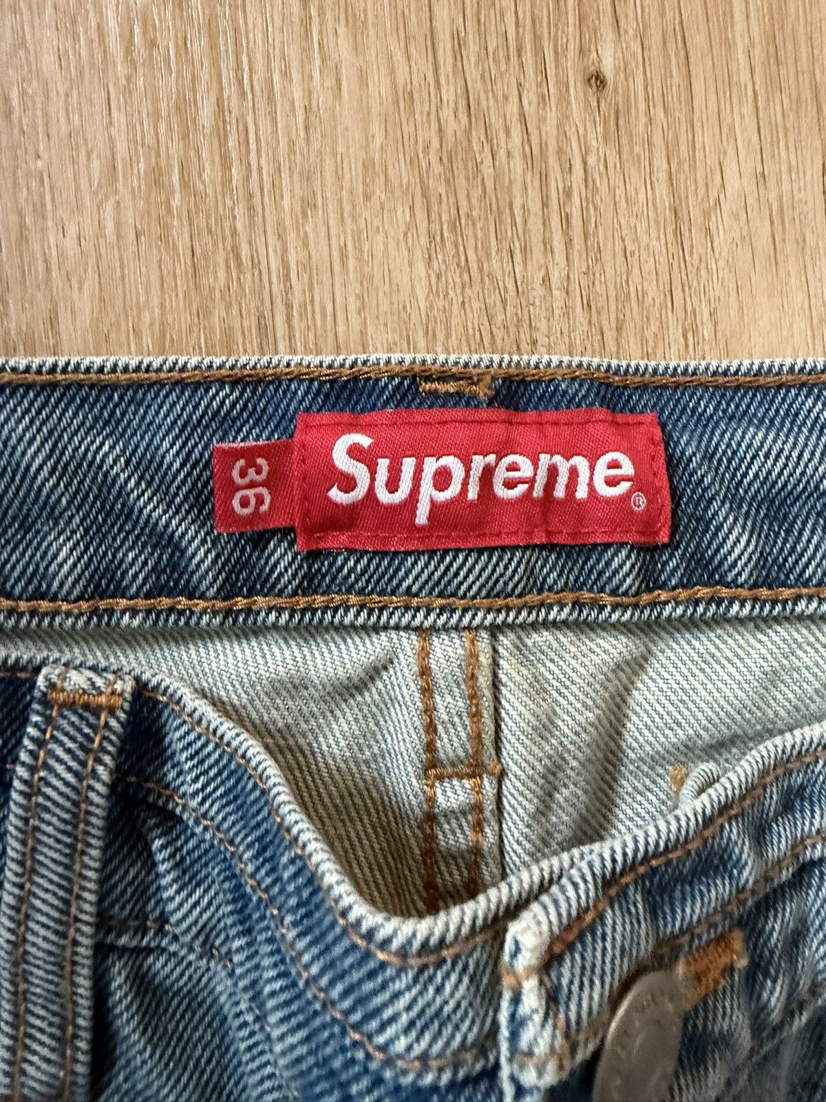 Supreme Supreme Layered Denim FW22 Size US 36 / EU 52 - 4 Thumbnail