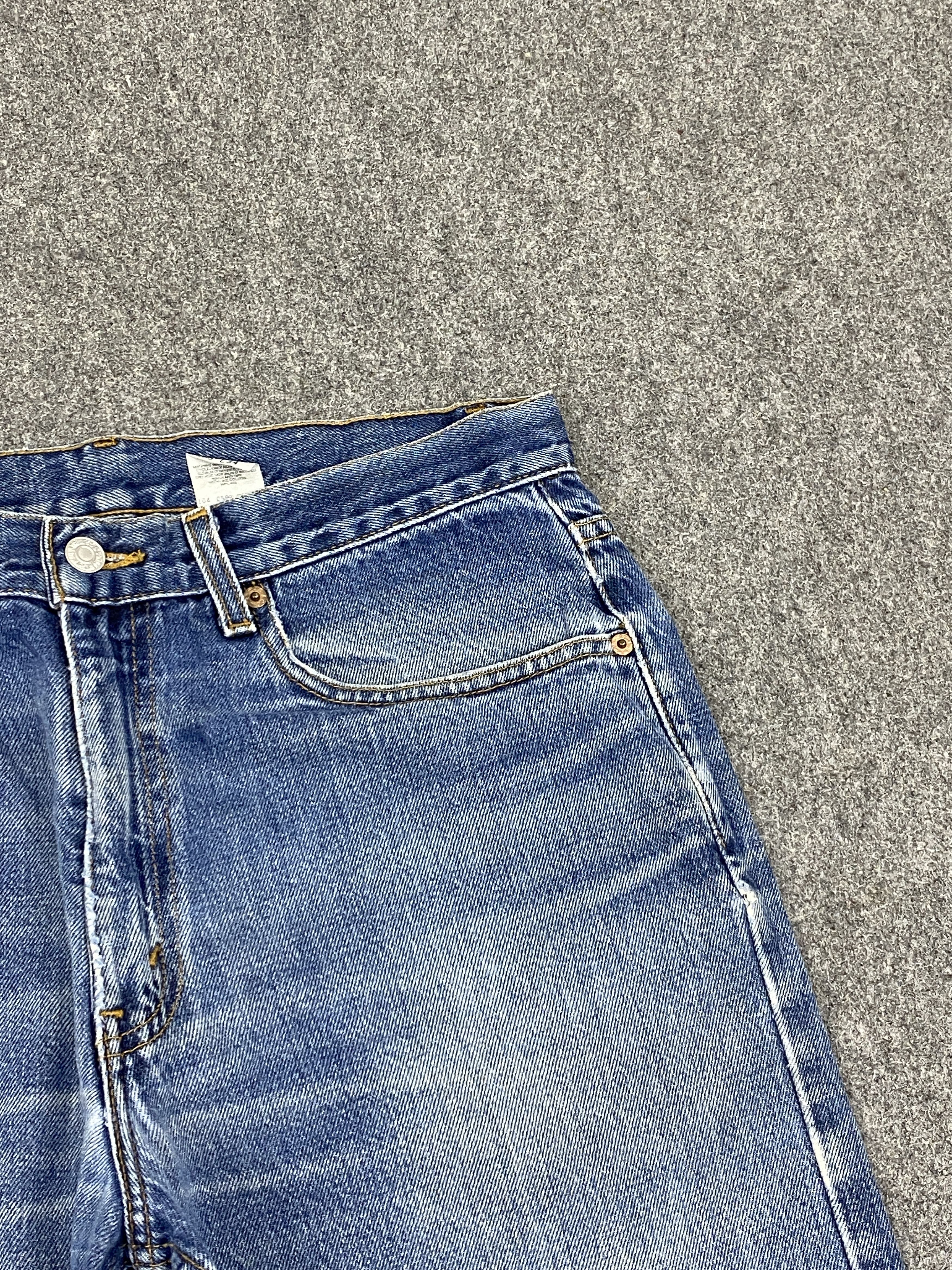 Levi's Vintage 90s Levis 550 Relaxed Fit Faded Blue Jeans DP2716 Size US 32 / EU 48 - 5 Thumbnail