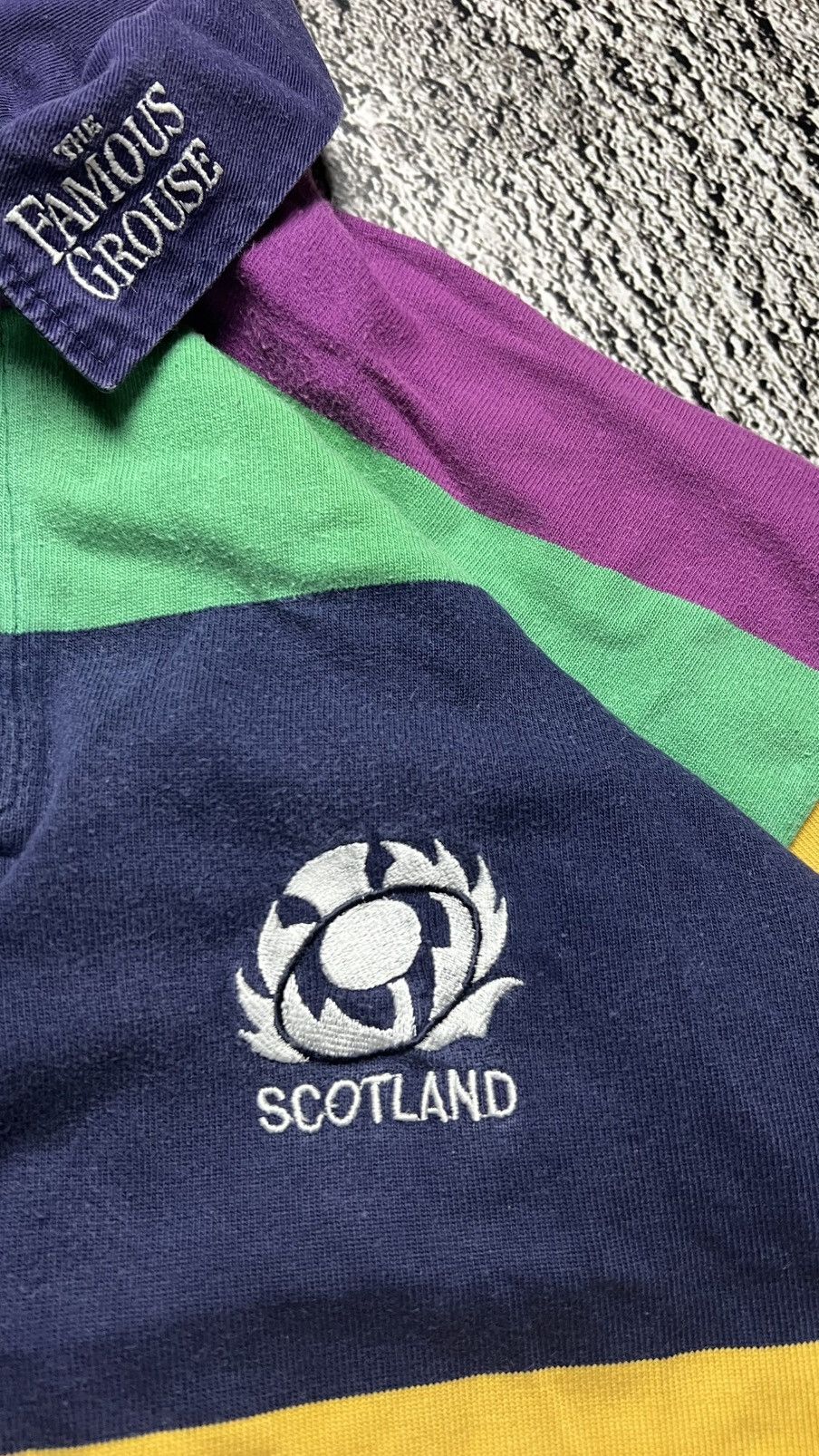 Pringle Of Scotland 1995 RARE‼️Scotland rugby pringle famous grouse jersey Size US M / EU 48-50 / 2 - 4 Thumbnail