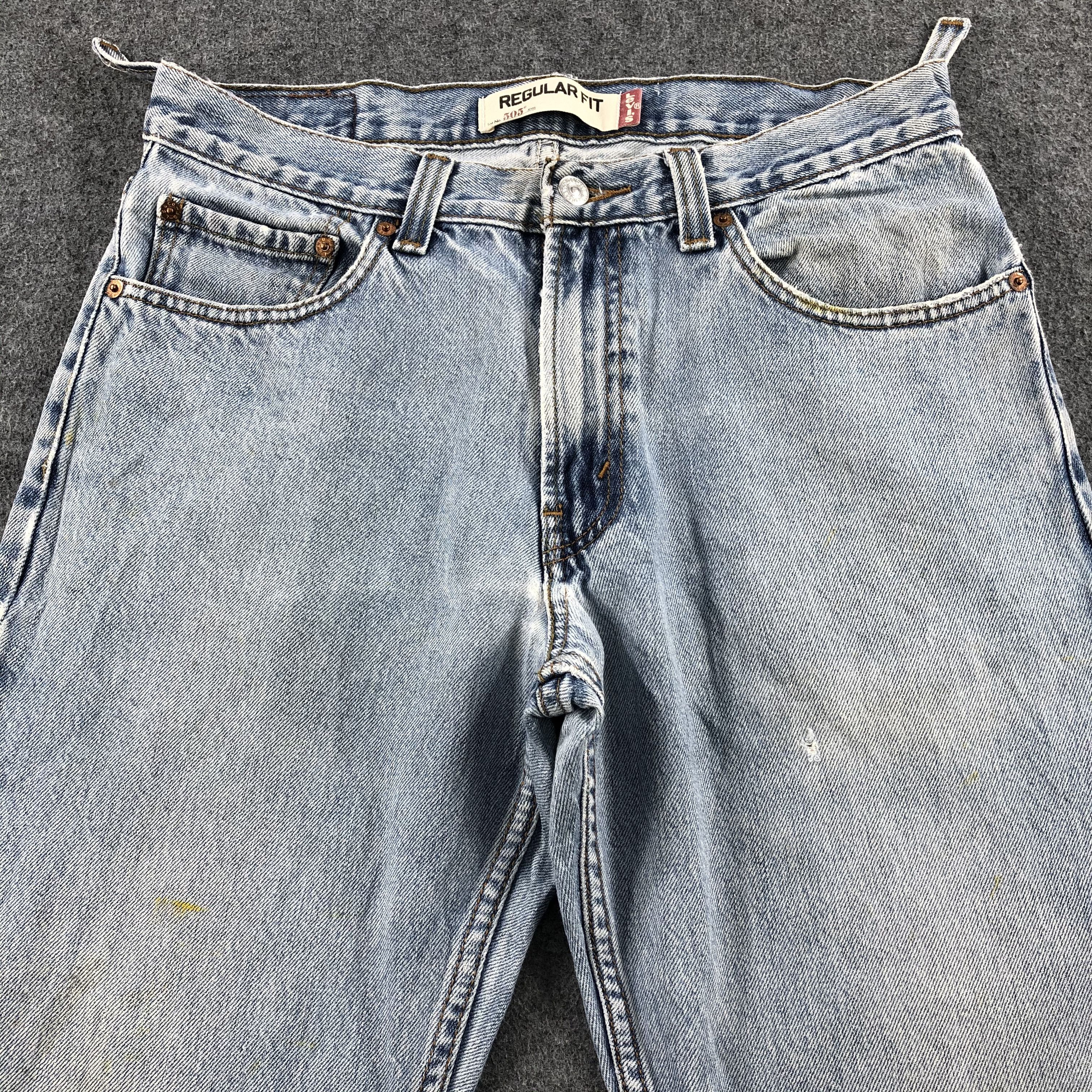 Levi's × Vintage Vintage Light Wash Levis 505 Jeans-JM1770 Size US 33 - 3 Thumbnail