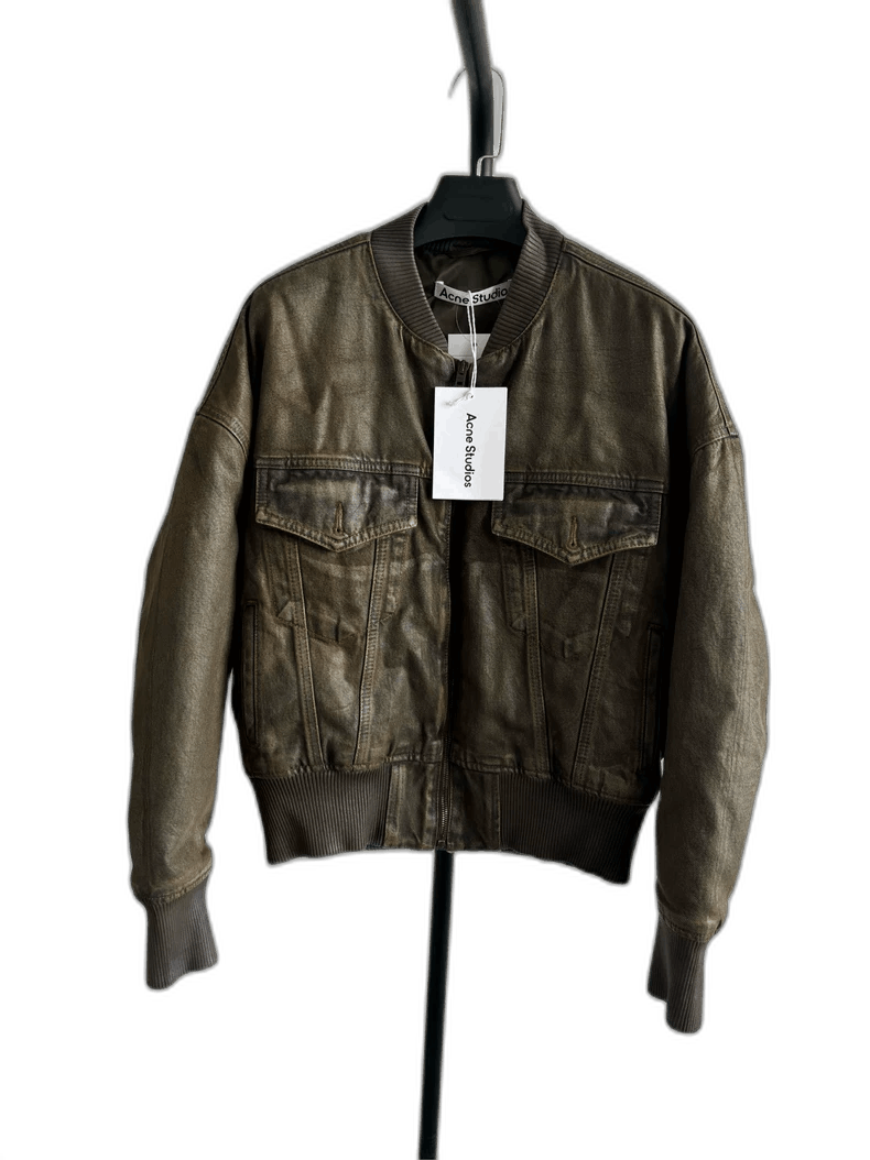Acne Studios Acne Studios Brown Pilot Jacket FW23 Collection Size US M / EU 48-50 / 2 - 1 Thumbnail