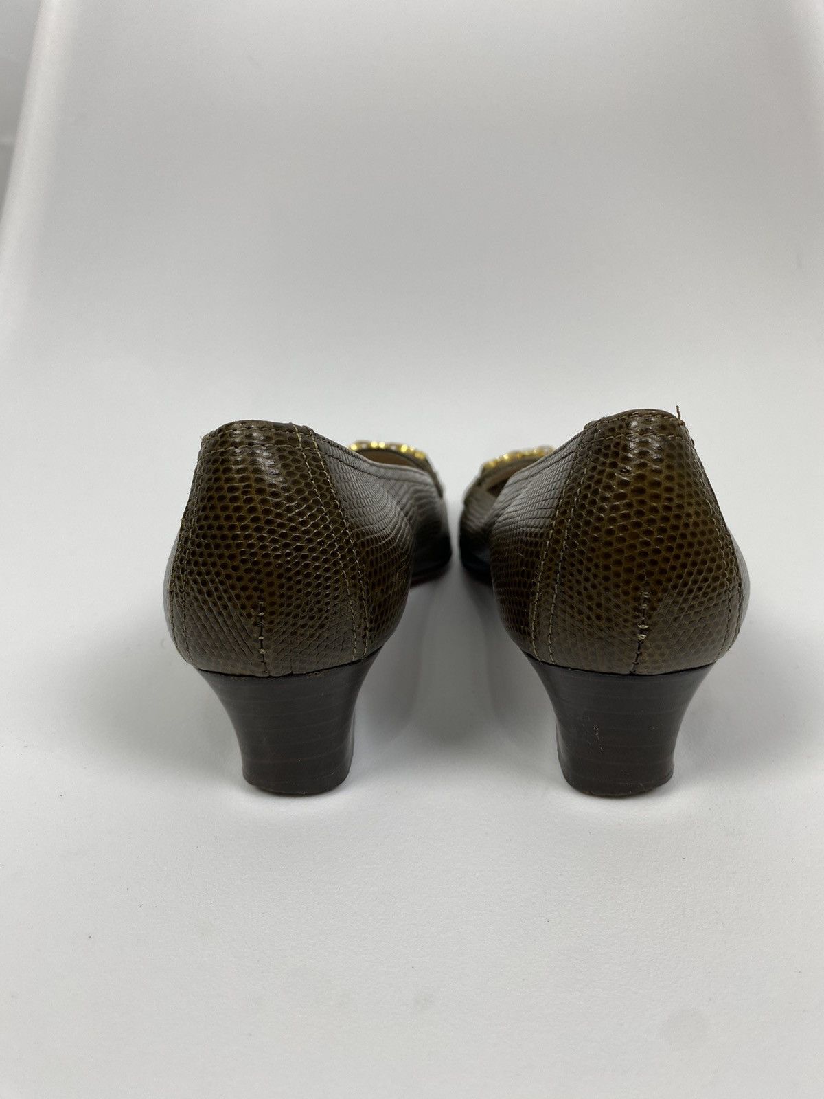 Salvatore Ferragamo × Vintage Vintage Salvatore Ferragamo Heels Size US 7 / IT 37 - 3 Thumbnail