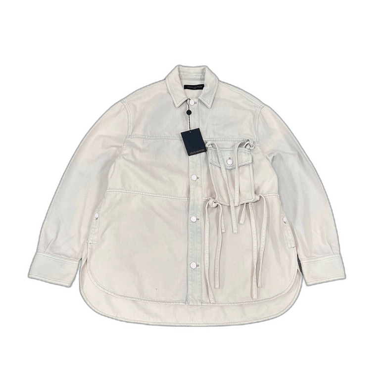 Louis Vuitton Louis Vuitton Bleached Pink Denim Jacket-2506 Size US M / EU 48-50 / 2 - 1 Thumbnail