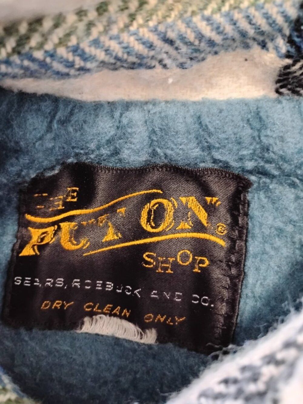 Sears Vintage Sears Put On Shop Flannel Shirt Shacket Heavy Size US XL / EU 56 / 4 - 3 Thumbnail