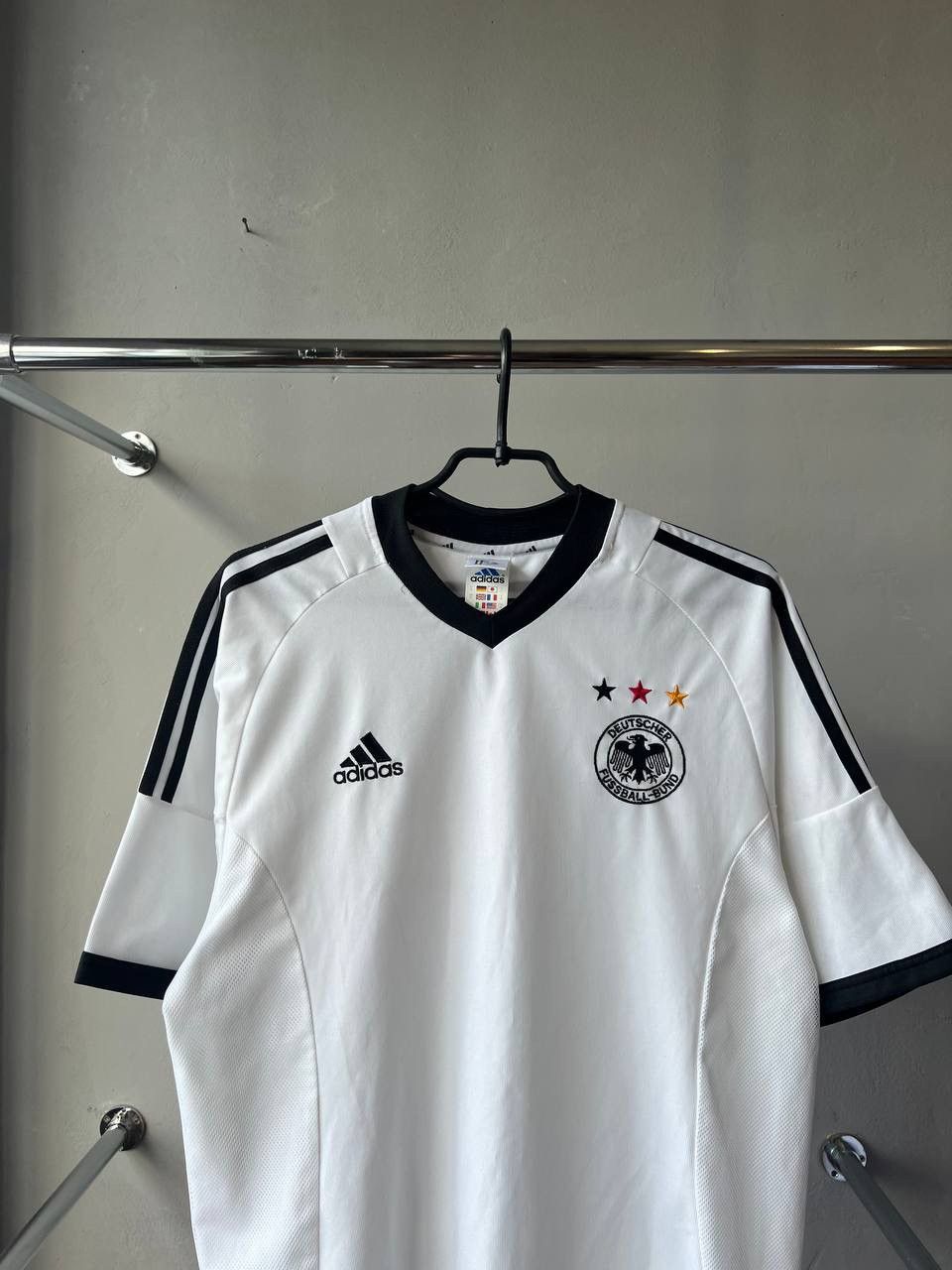 Vintage 2002/4 GERMANY TEAM HOME SOCCER JERSEY FOOTBALL SHIRT ADIDAS Size US M / EU 48-50 / 2 - 3 Thumbnail