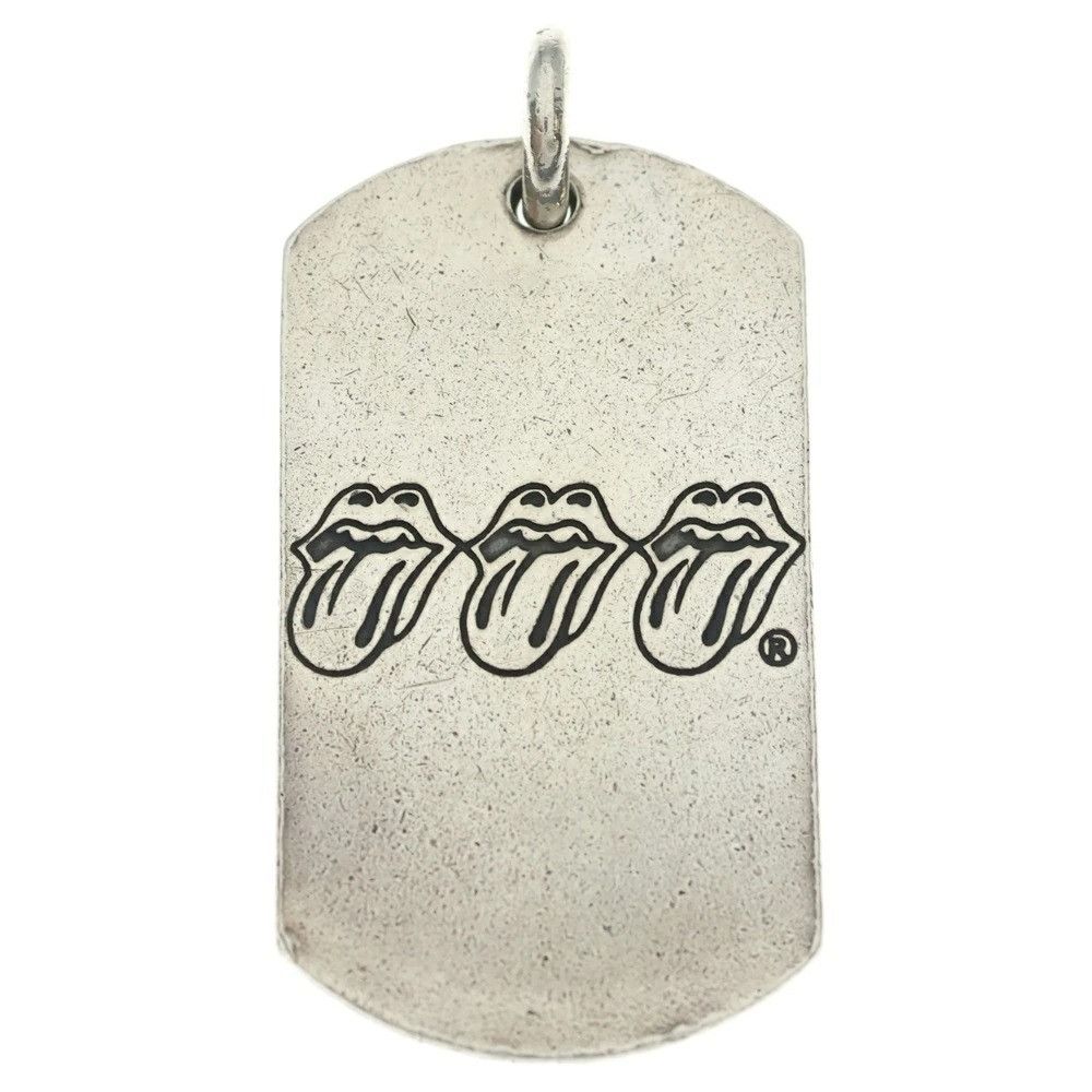 Chrome Hearts CHROME HEARTS BITCH ROLLING STONES DOG TAG pendant necklace Size ONE SIZE - 2 Thumbnail