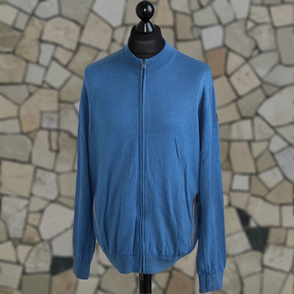 Paul Smith Paul & Shark Jumper Wool Blue XXL Mens Size US XXL / EU 58 / 5 - 1 Thumbnail
