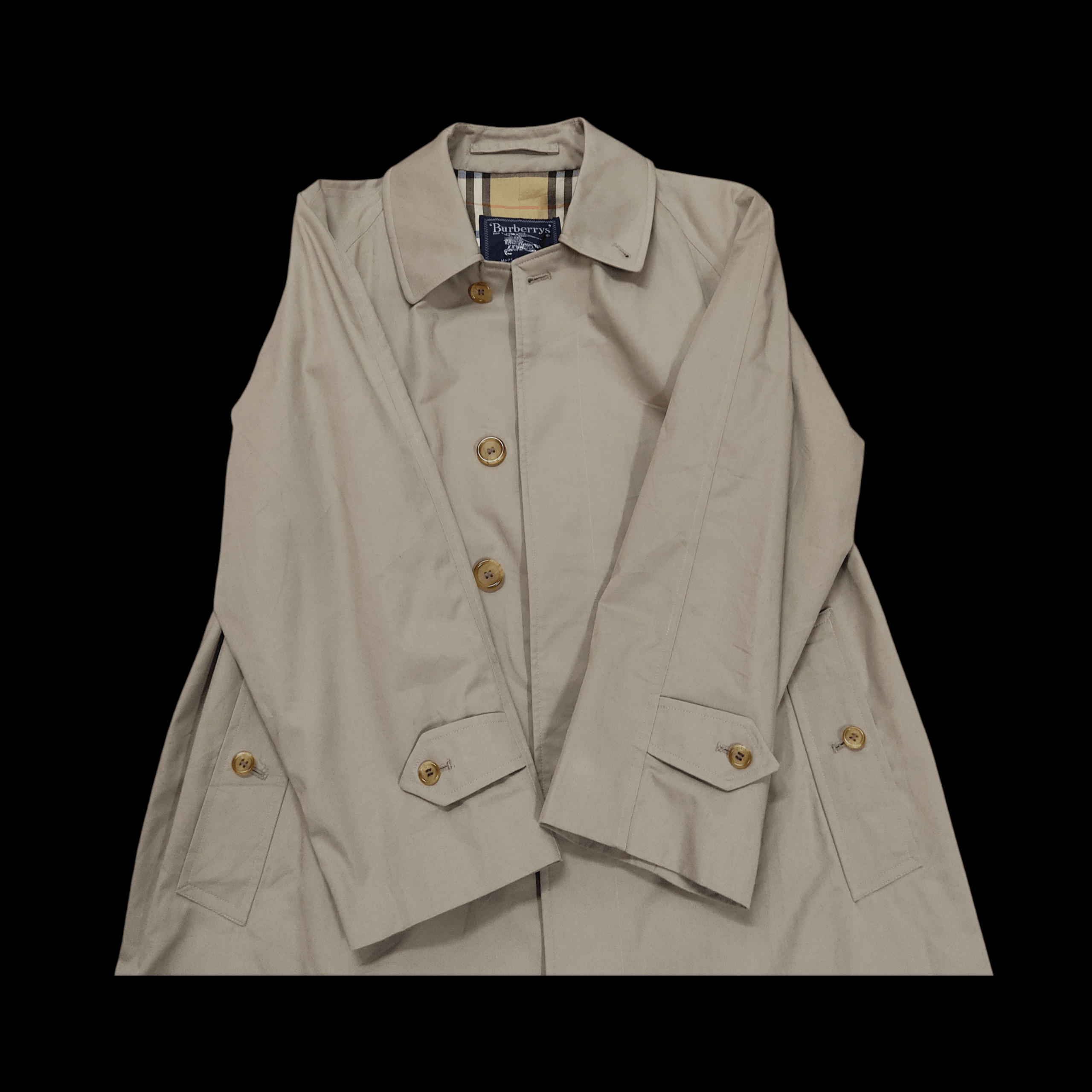 Burberry Vintage Classic Burberrys' Nova Check Lining Trench Coat Size US M / EU 48-50 / 2 - 4 Thumbnail