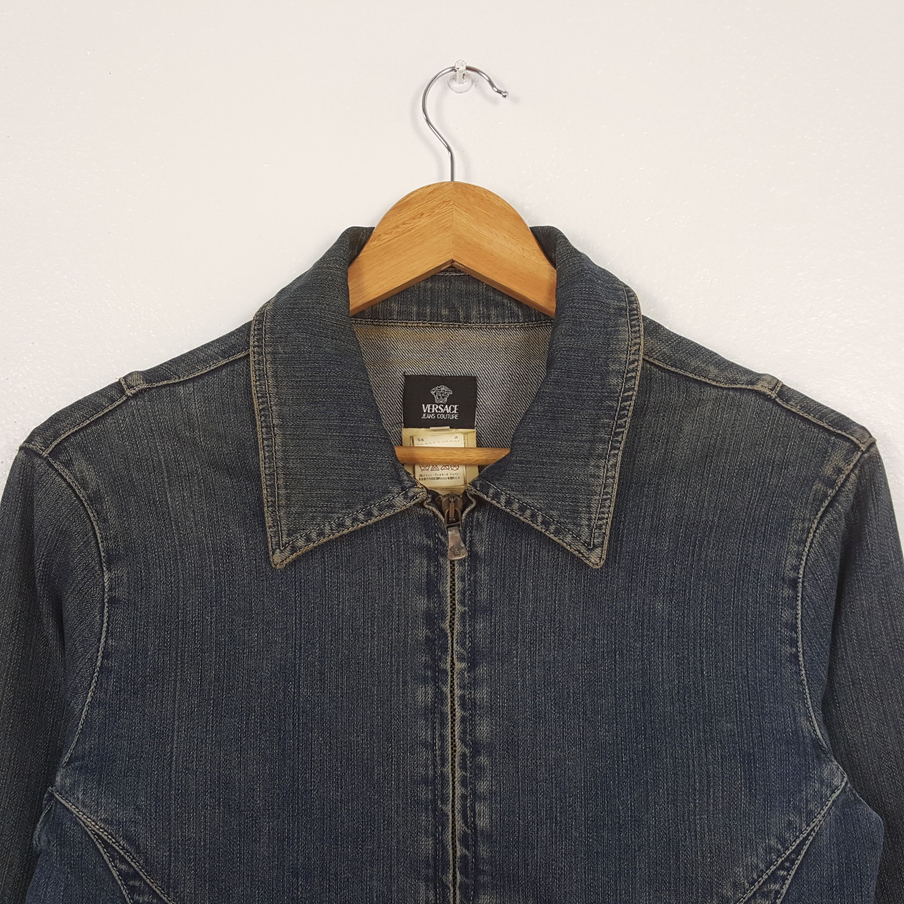 Versace Jeans Couture Vintage Versace Italian Fashion Brand Denim Jacket C314N27 Size XS / US 0-2 / IT 36-38 - 2 Thumbnail