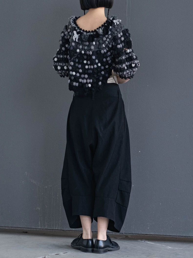 Kenzo KENZO Vintage knitted cloak jacket with beautiful puffer d Size S / US 4 / IT 40 - 3 Thumbnail