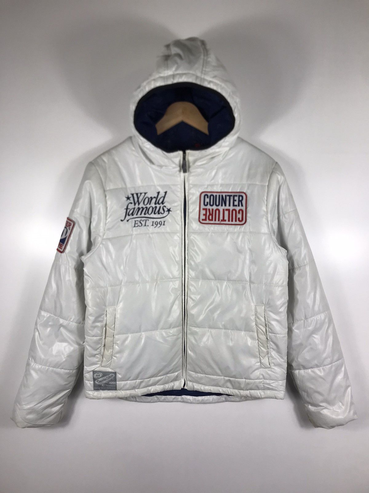 Sex Skateboards ⚡️Vintage Counter Culture Hooded Puffer Jacket Size US M / EU 48-50 / 2 - 1 Thumbnail