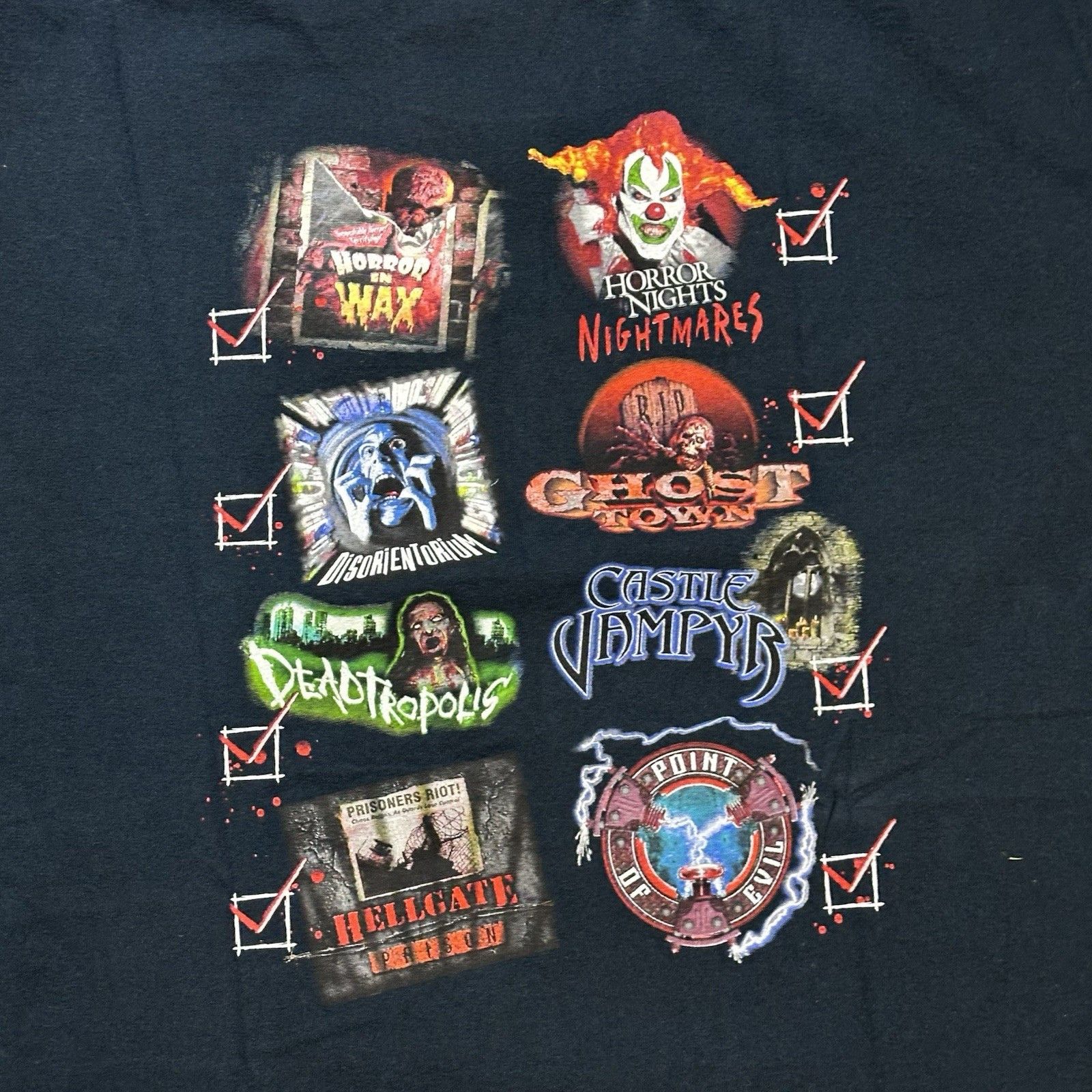 Universal Studios Universal Studios Vintage XL '04 Halloween Horror Nights Tee Size US XL / EU 56 / 4 - 9 Thumbnail