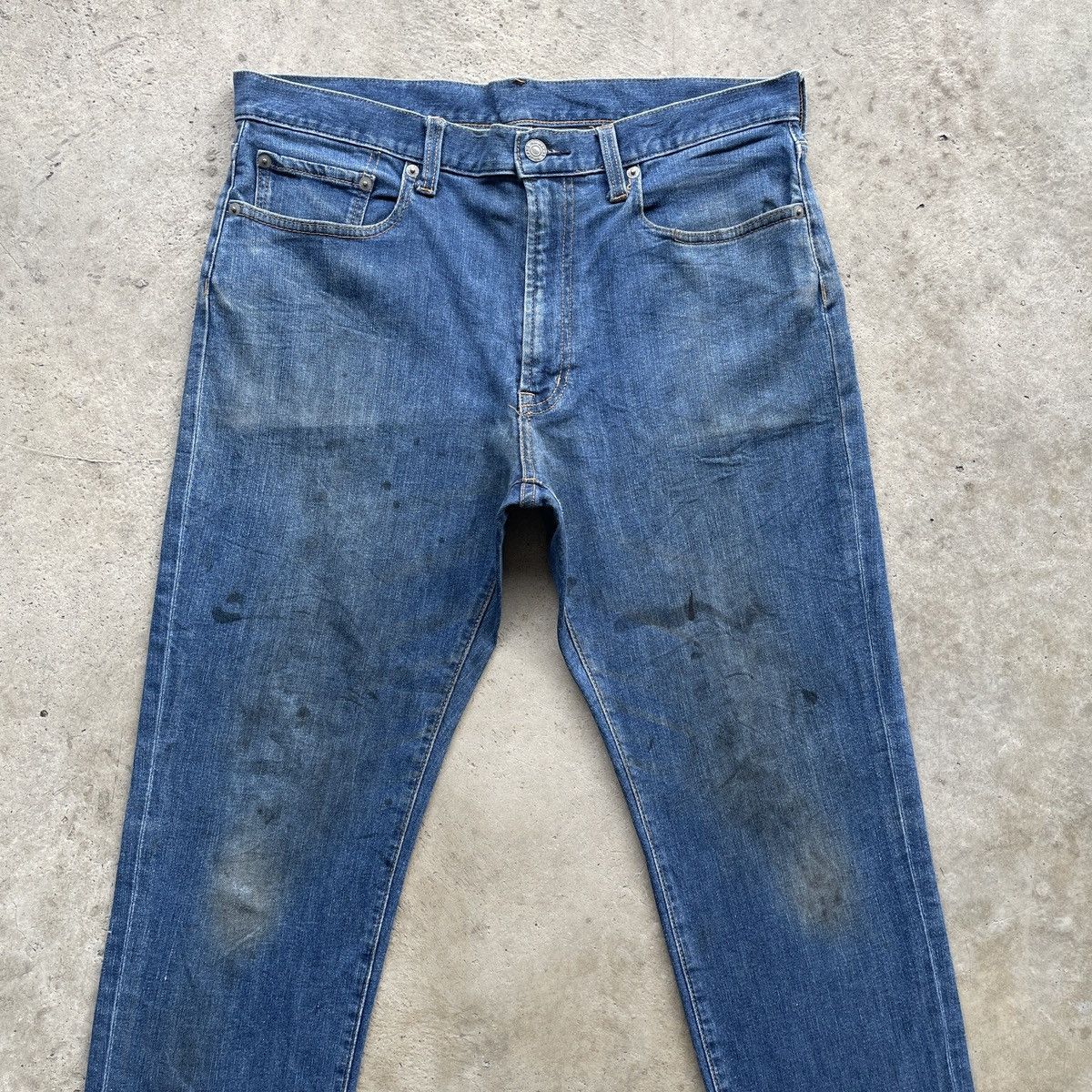 Japanese Brand Japanese Brand Gu Dirty/Painter Denim Jeans Pants W33 Size US 33 - 3 Thumbnail