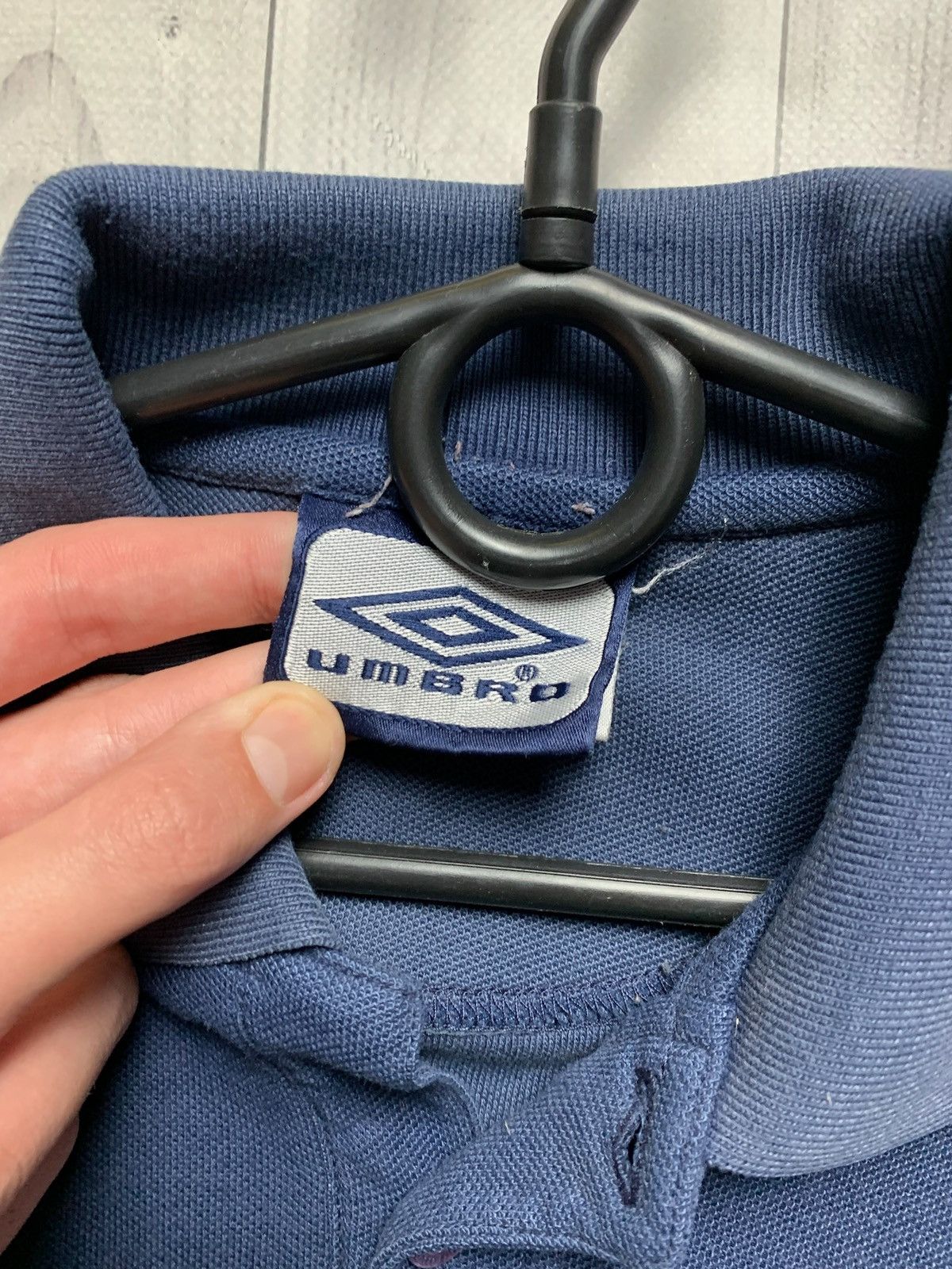 Umbro × Vintage Vintage Umbro polo soccer polo Carlsberg size L Size US L / EU 52-54 / 3 - 5 Thumbnail