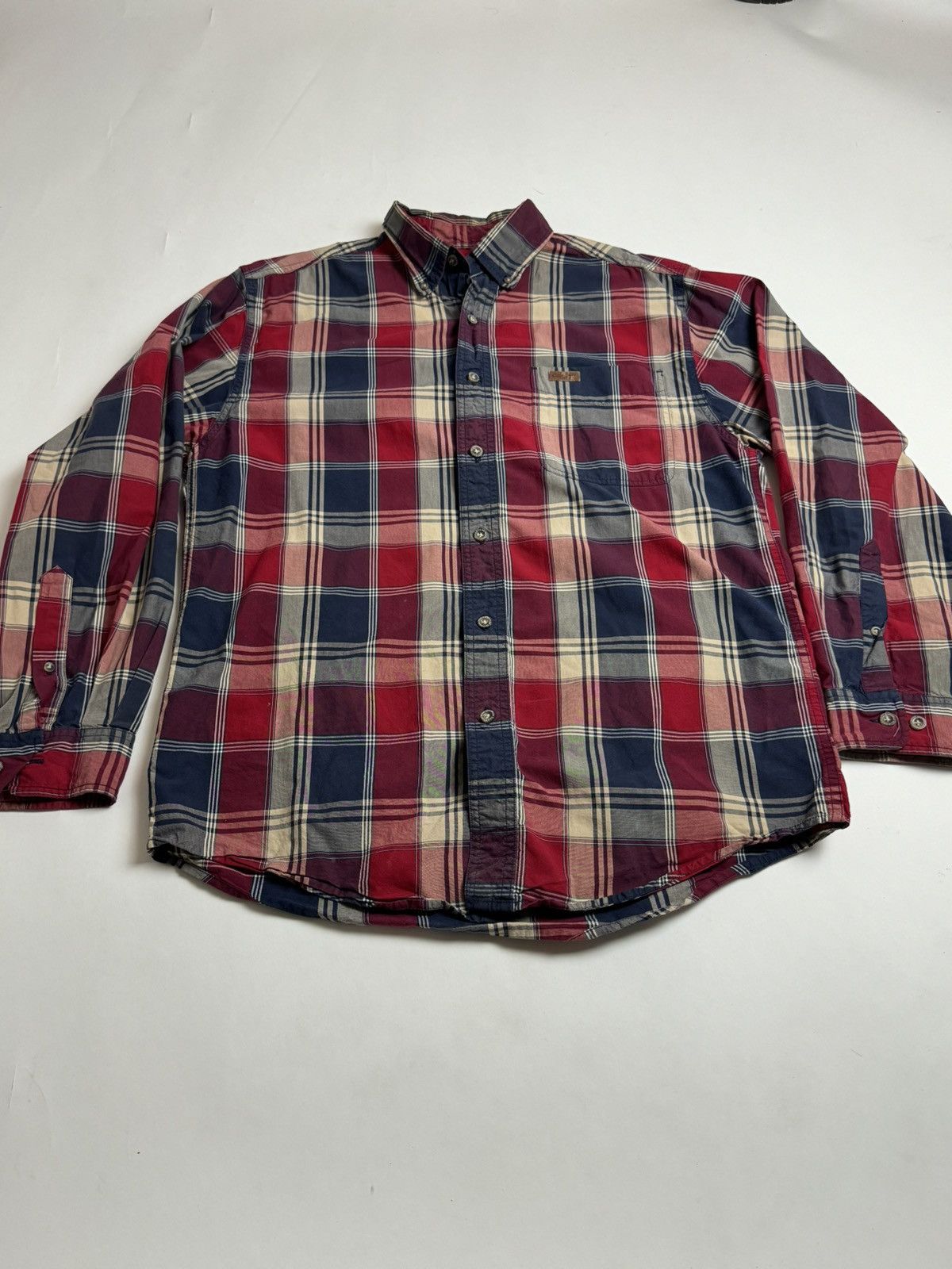 Carhartt Red Carhartt Plaid Button Up Size US M / EU 48-50 / 2 - 1 Thumbnail