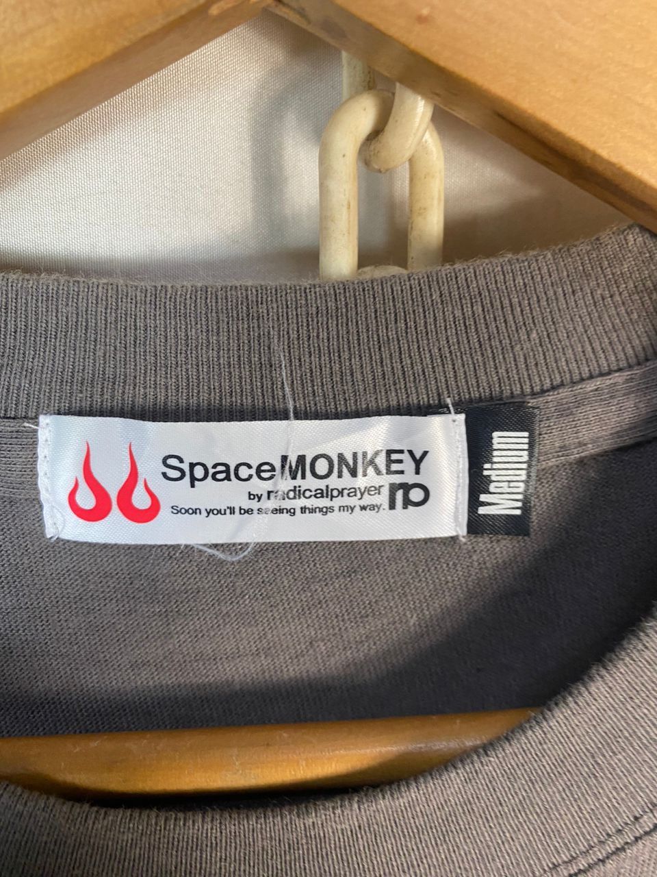 Japanese Brand Space monkey “idiots “ printed tshirt Size US M / EU 48-50 / 2 - 5 Thumbnail