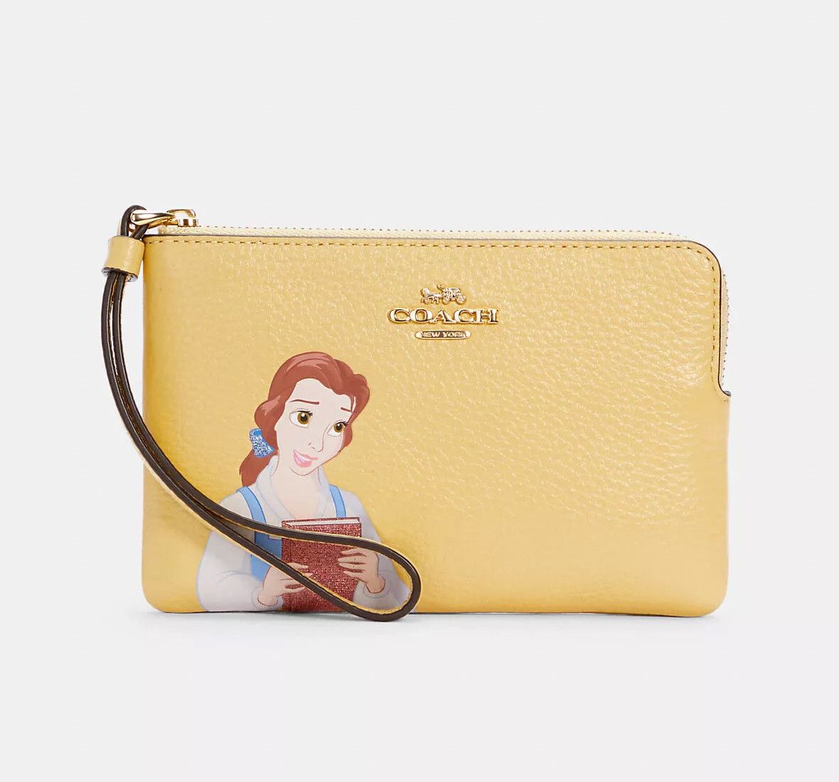 Coach Disney X Coach Corner Zip Wristlet With Belle C3363 Size ONE SIZE - 7 Thumbnail
