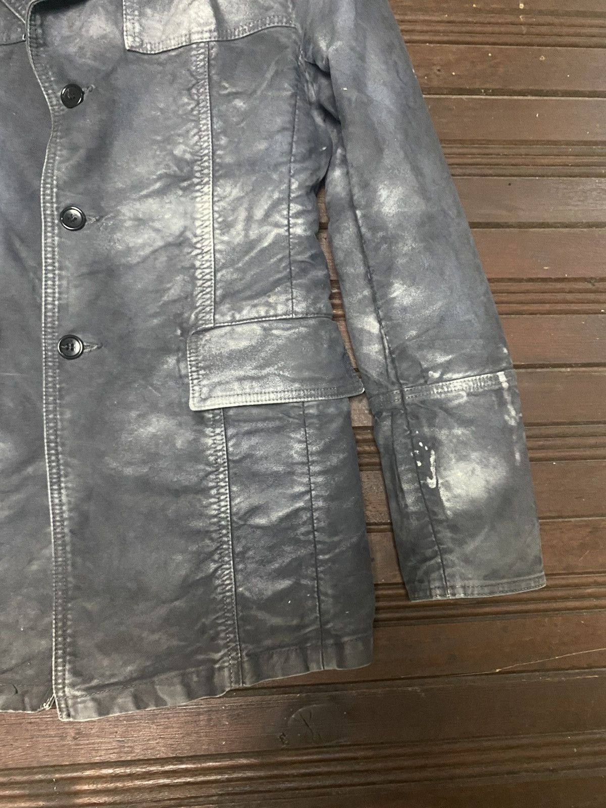 5351 POUR LES HOMMES 5351 Pour Les Hommes Cowhide Leather Trench Coat Size US M / EU 48-50 / 2 - 5 Thumbnail