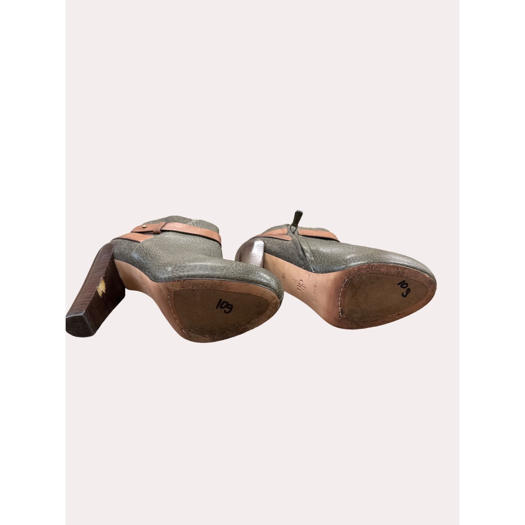 Cole Haan Cole Haan women’s green brown leather ankle boots size6B SKU Size US 6 / IT 36 - 5 Thumbnail