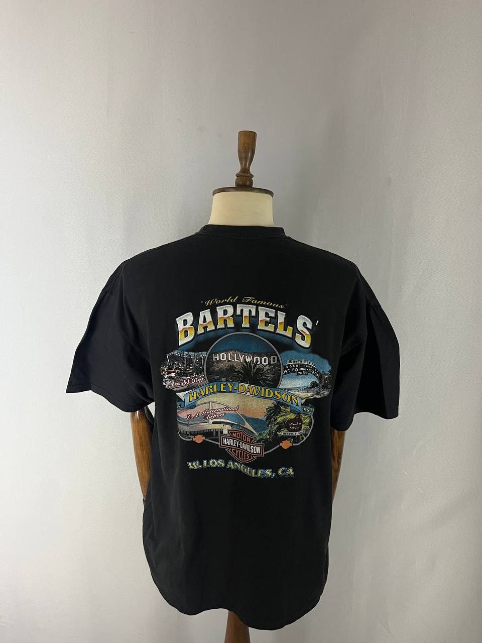 Harley Davidson Harley Davidson Tee T Shirt 1999 Vintage Los Angeles Size US XXL / EU 58 / 5 - 1 Thumbnail