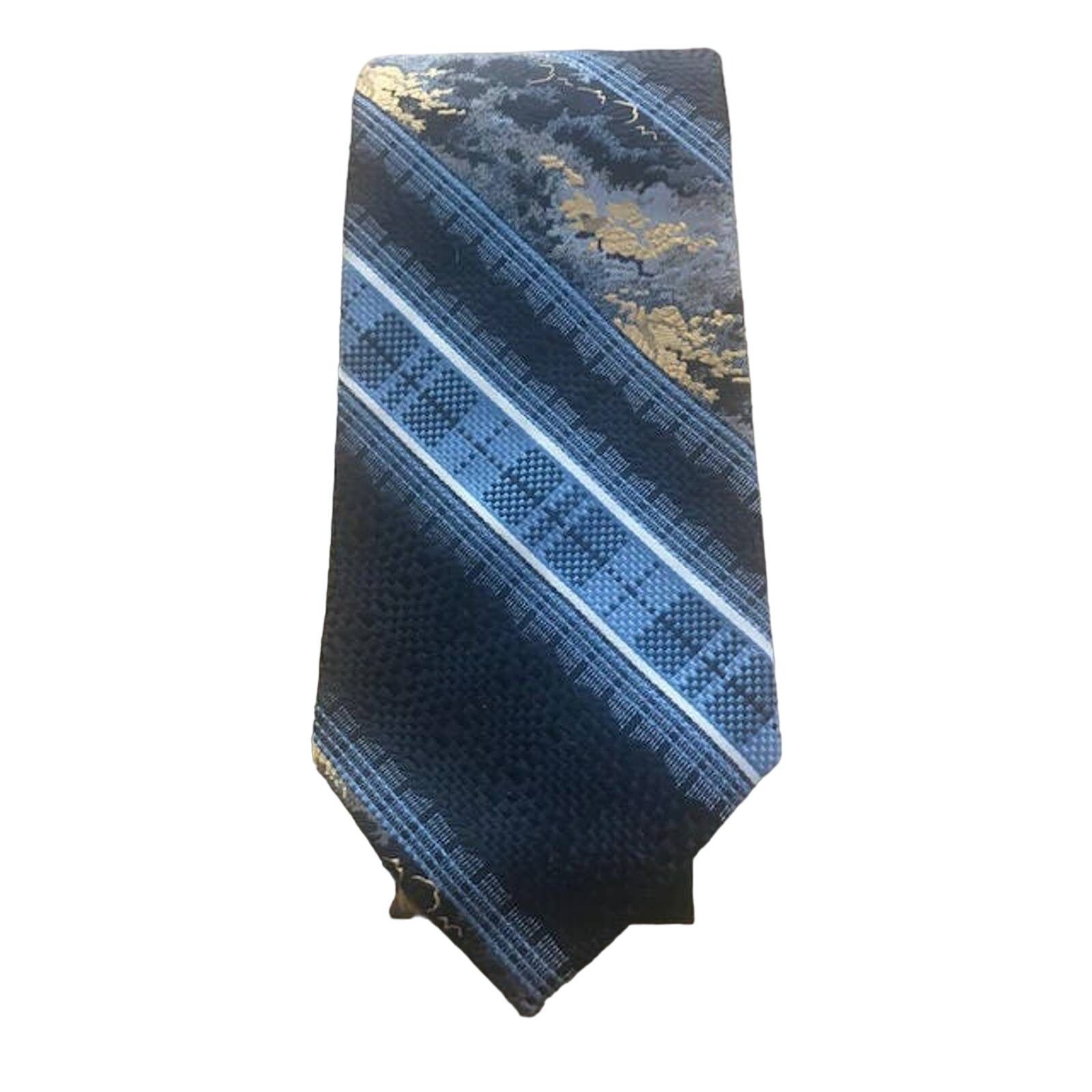 Vintage Vintage Dark Blue Carriage Cravats Necktie Size ONE SIZE - 5 Thumbnail