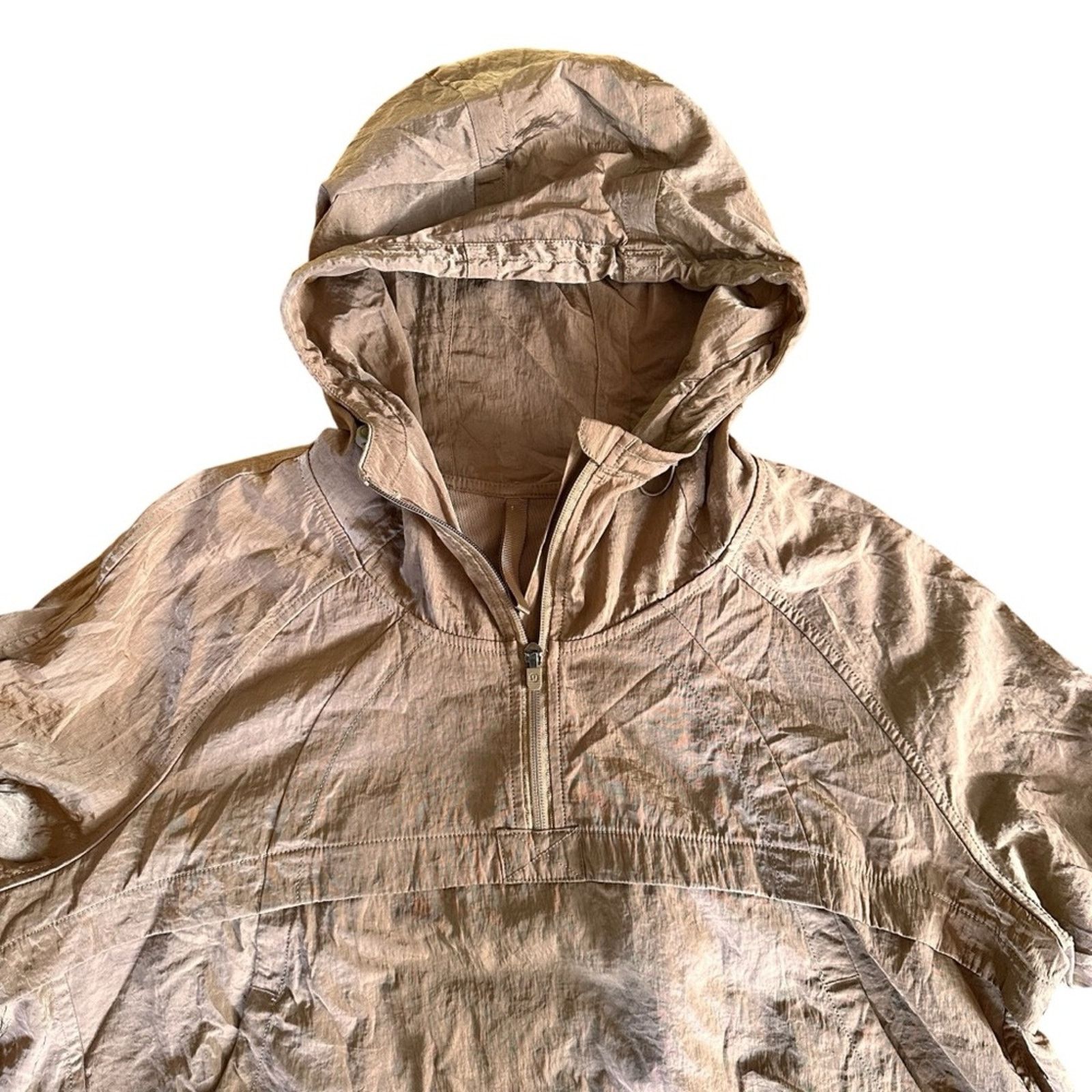 Lululemon Lululemon Seek Vistas 1/2 Zip Jacket – Frontier (Tan) Size L / US 10 / IT 46 - 7 Thumbnail