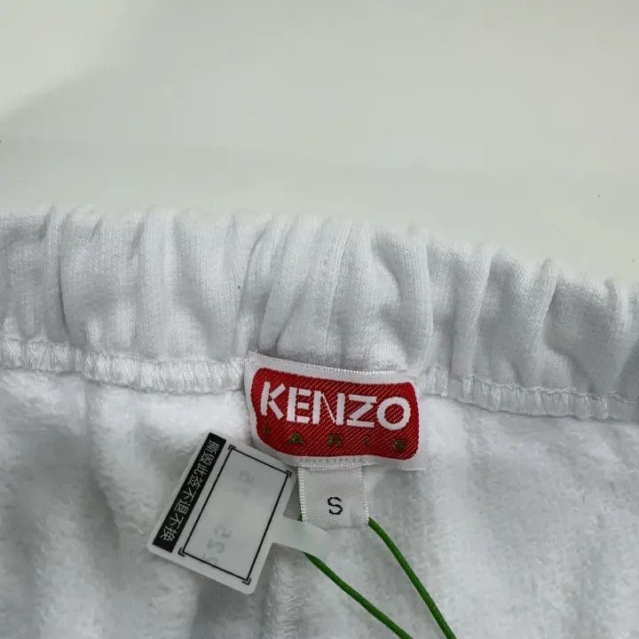 Kenzo KENZO Logo Print Casual White Shorts -2507 Size US 30 / EU 46 - 2 Thumbnail