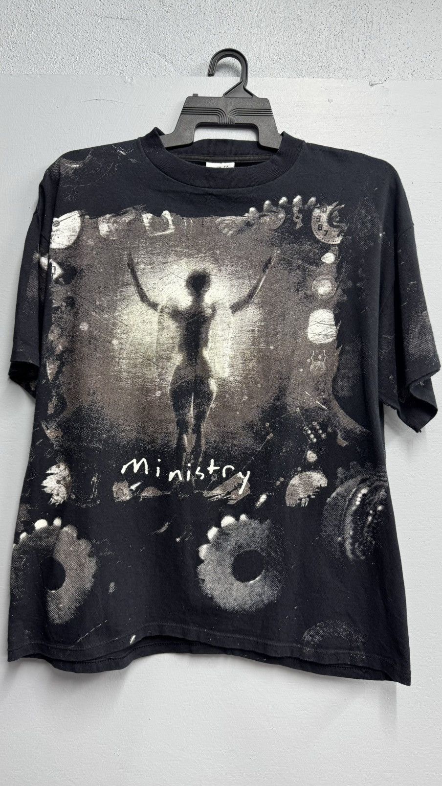Band Tees × Vintage Vintage 90s Ministry Size US XL / EU 56 / 4 - 1 Thumbnail