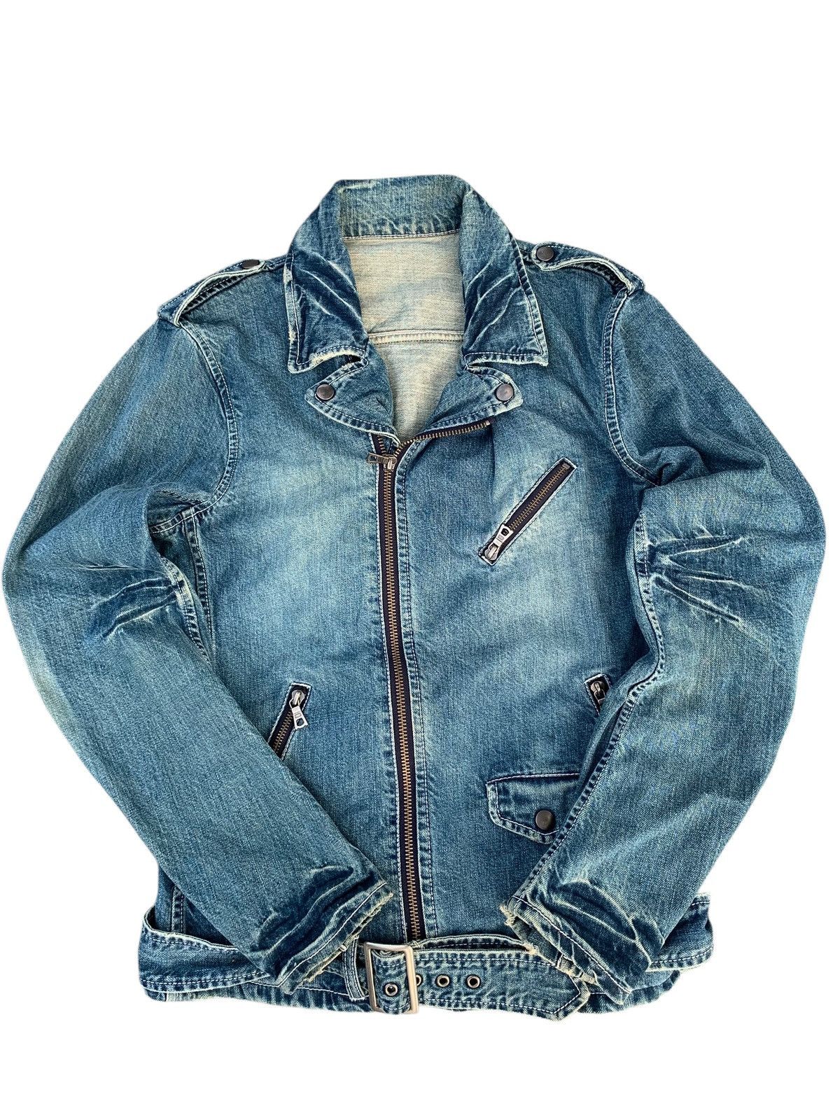 SHIPS VINTAGE SHIPS JET BLUE JAPANESE DENIM JACKET Size US L / EU 52-54 / 3 - 2 Thumbnail