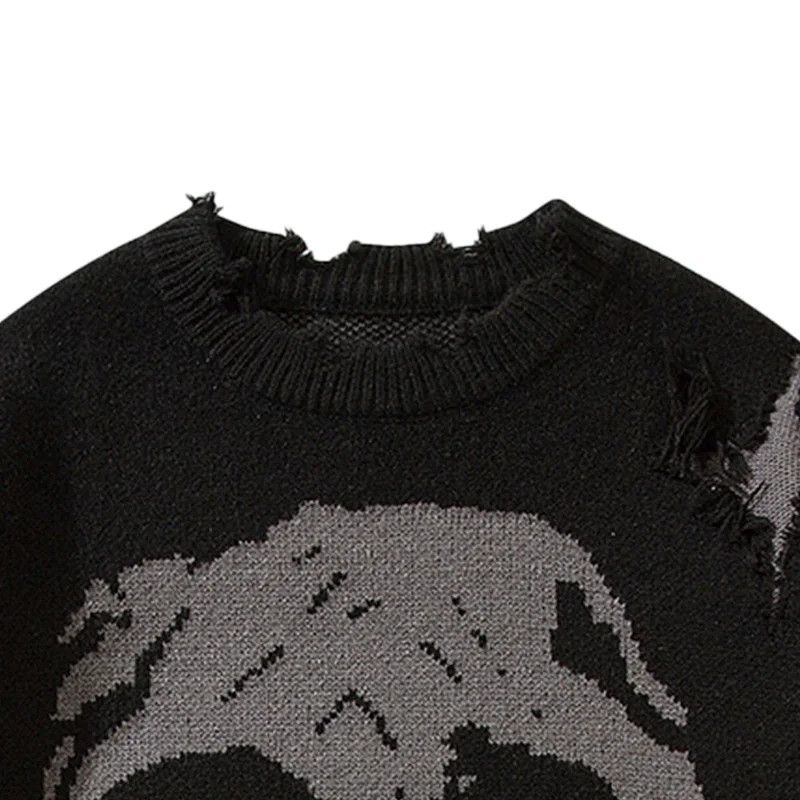 Other Skull Knitted Pullover Casual Breathable Long Sleeve Size US XL / EU 56 / 4 - 3 Thumbnail
