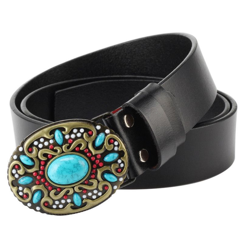 VIBE New Design Vintage Belt Riveted Belts Menswear Accessories Size ONE SIZE - 2 Thumbnail