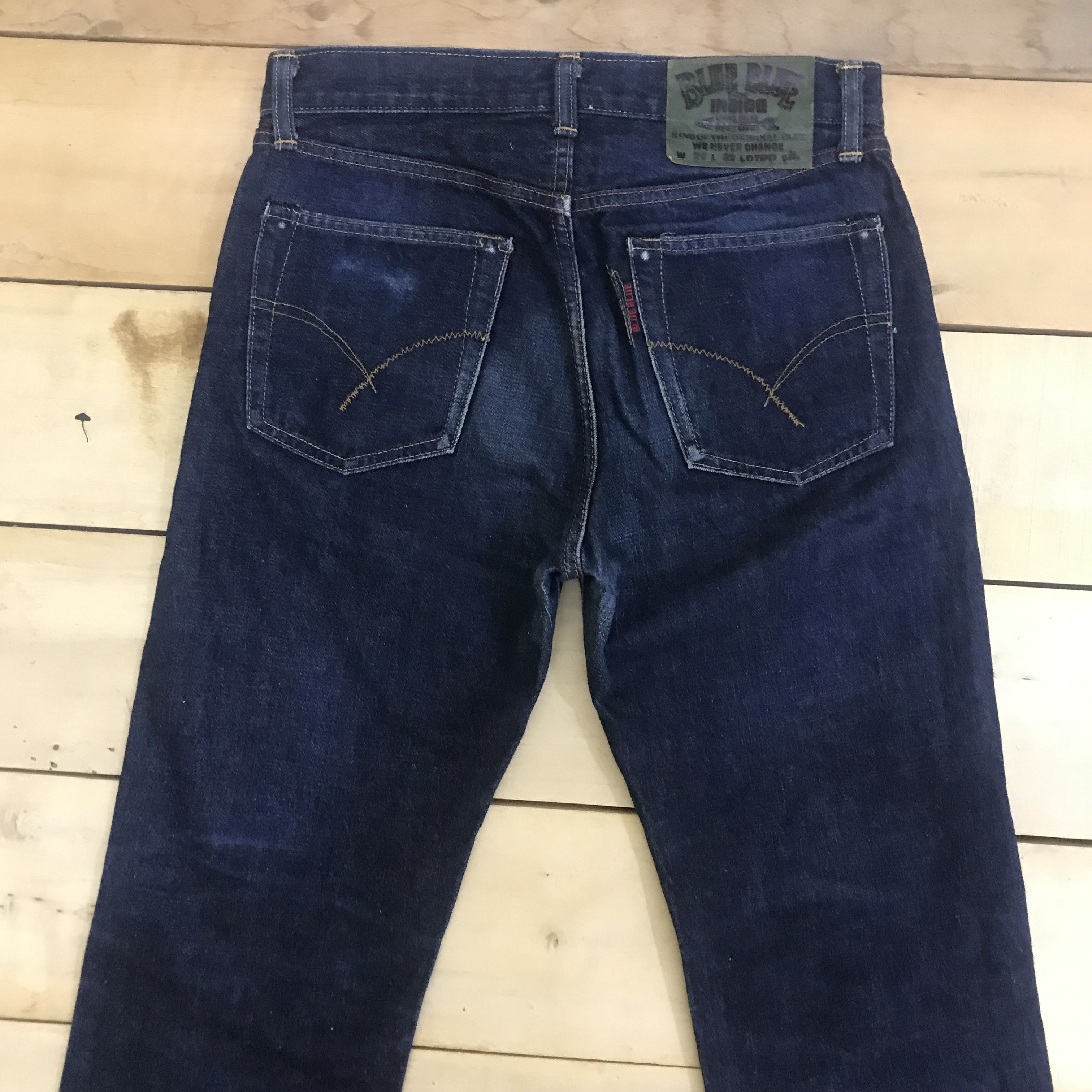 Blue Blue Japan × Japanese Brand X278 VTG BLUE BLUE JAPAN INDIGO BLUE SLIM FIT DENIM Size US 28 / EU 44 - 1 Thumbnail